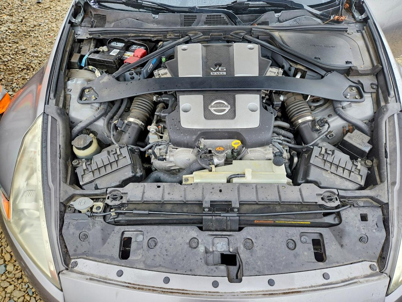 2010 Nissan 370z Base Gray vin: JN1AZ4EH5AM500796