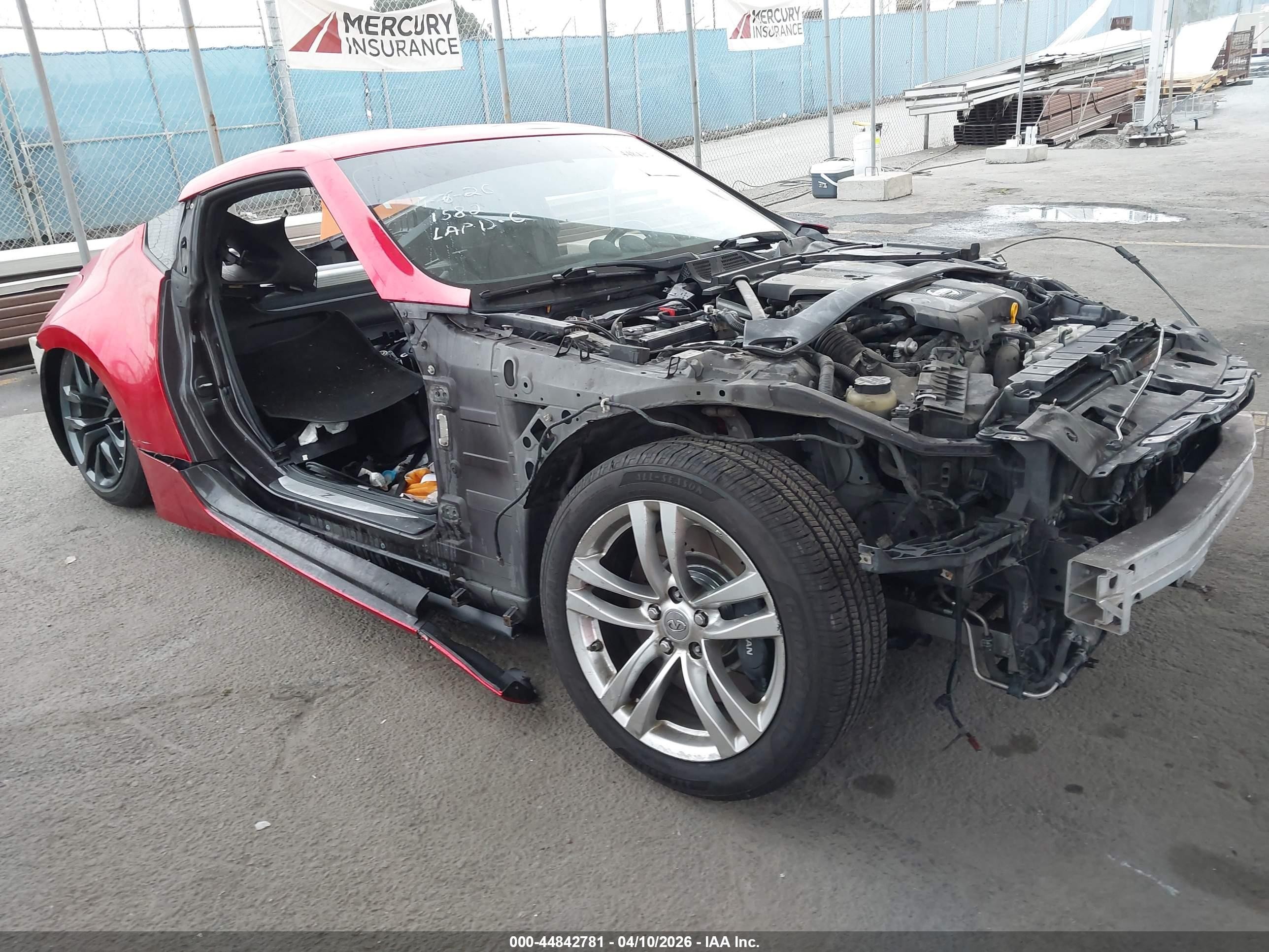2010 Nissan 370z Touring Red vin: JN1AZ4EH5AM501589