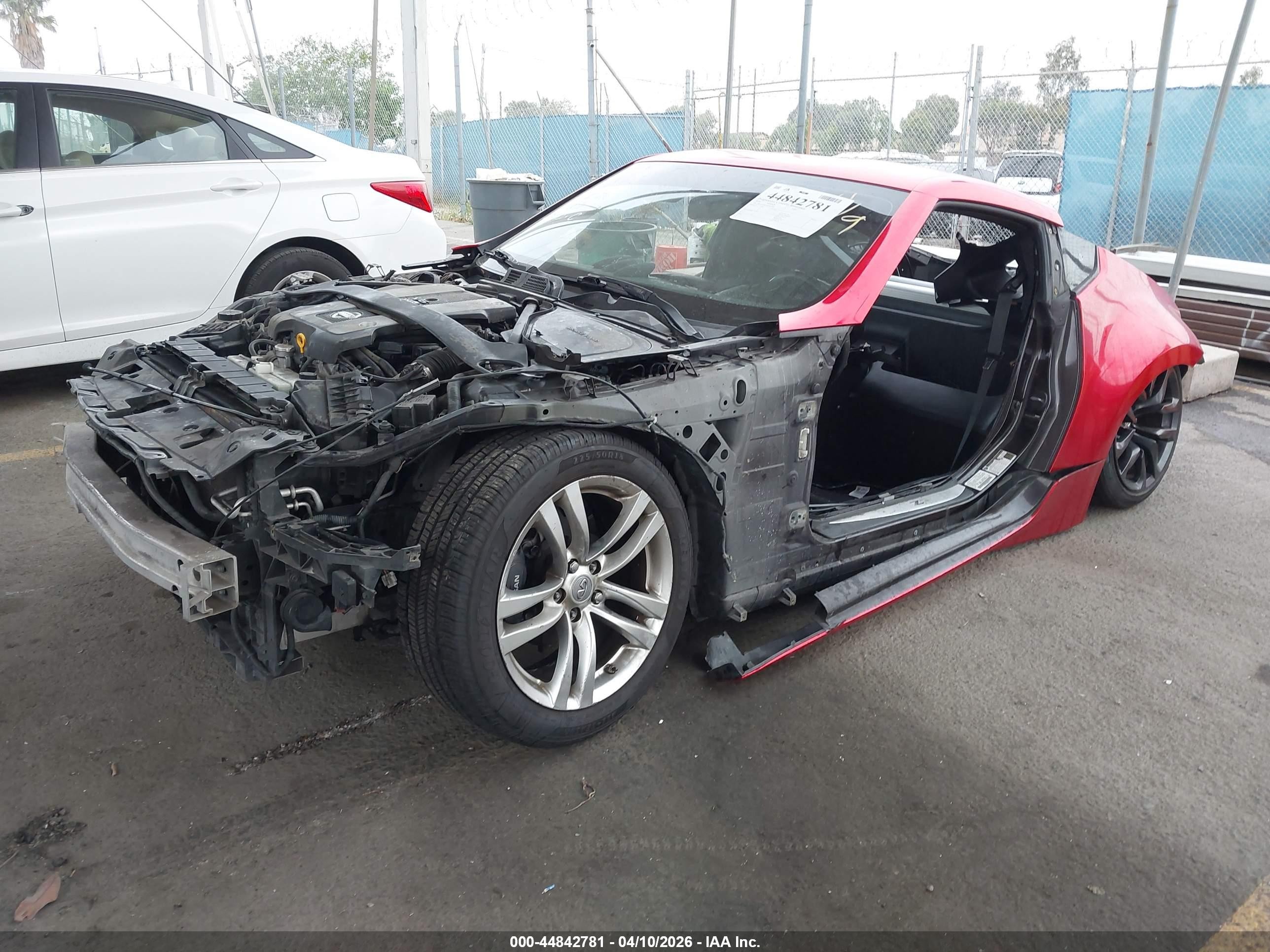 2010 Nissan 370z Touring Red vin: JN1AZ4EH5AM501589