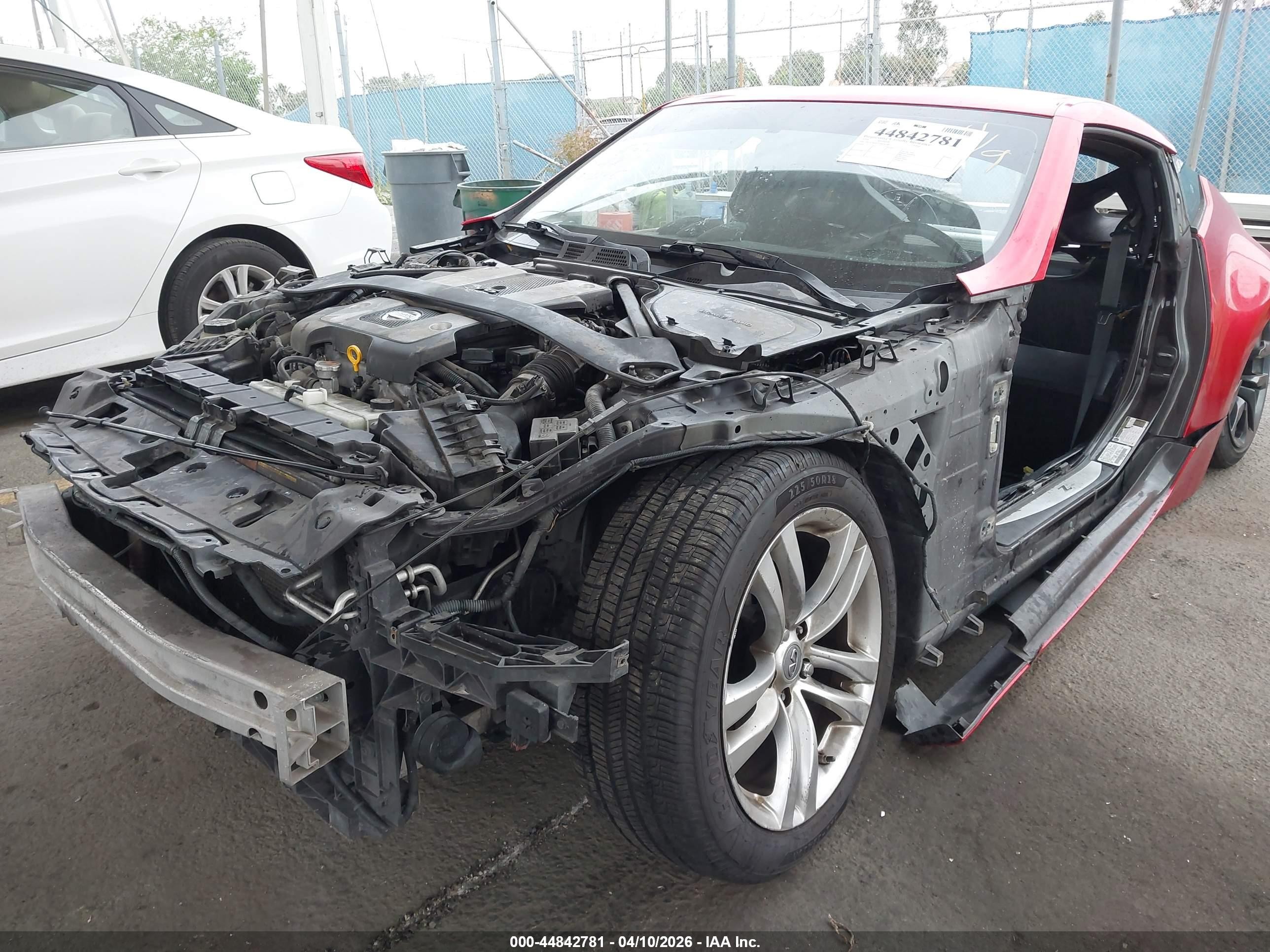 2010 Nissan 370z Touring Red vin: JN1AZ4EH5AM501589