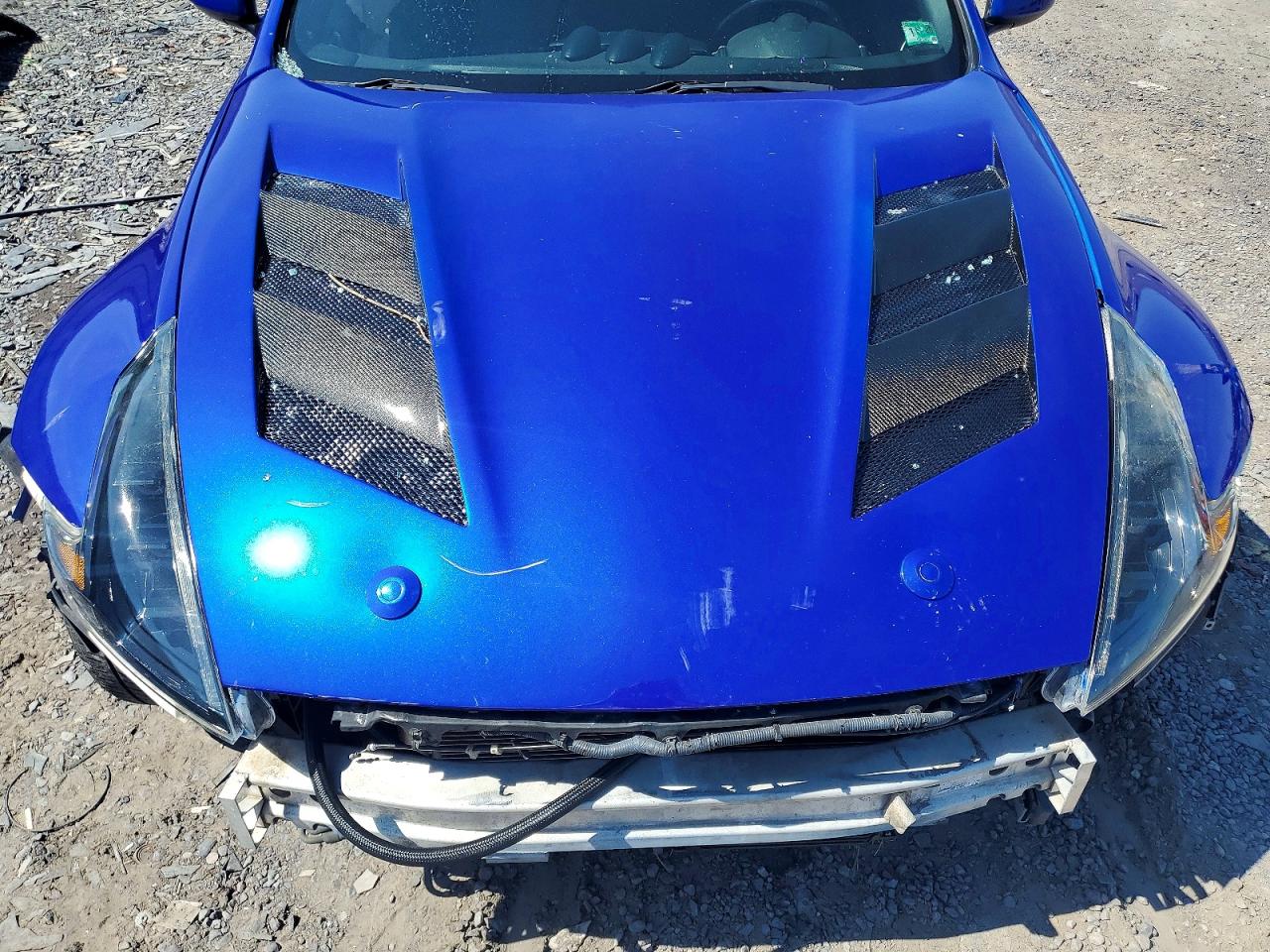 2012 Nissan 370z Base/sport/sport Touring/nismo Blue vin: JN1AZ4EH5CM563707