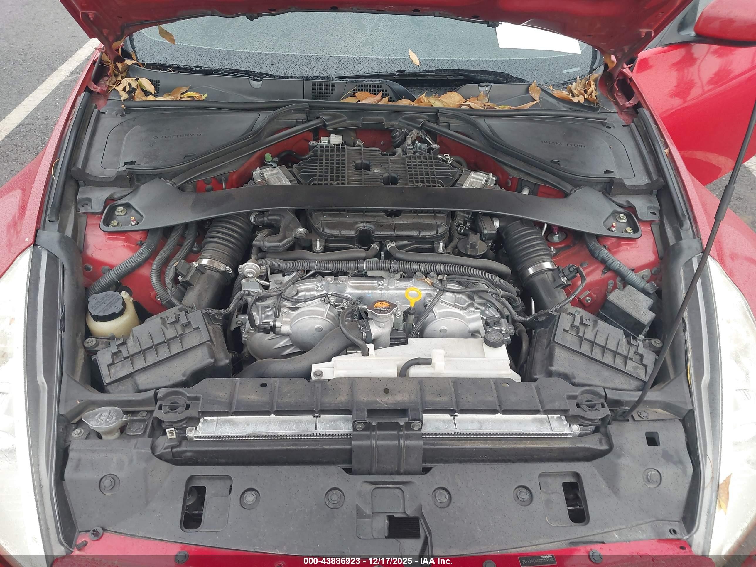 2011 Nissan 370z Touring Красный vin: JN1AZ4EH6BM554898