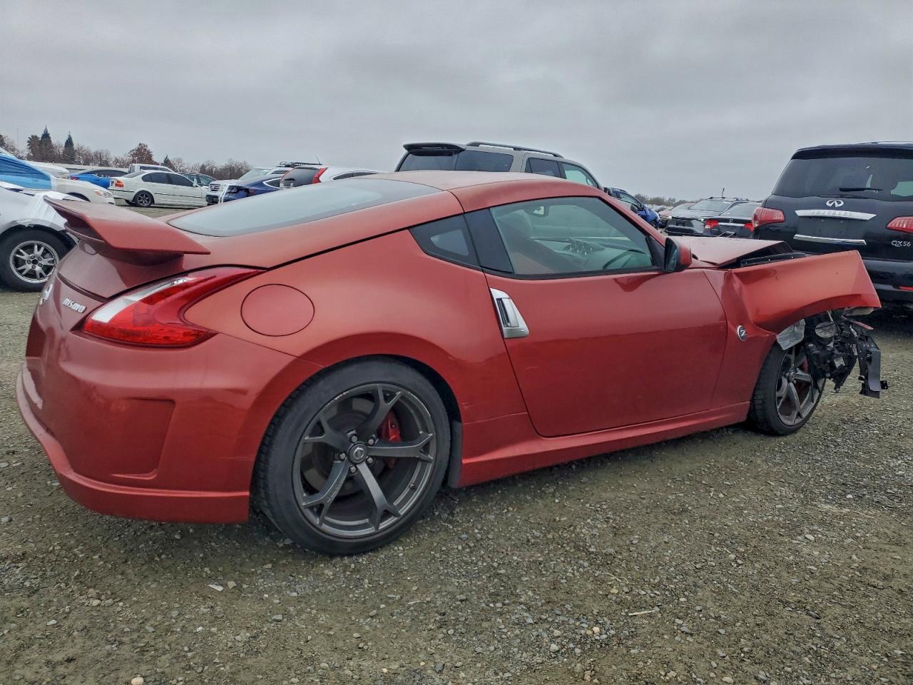 2013 Nissan 370z Base Orange vin: JN1AZ4EH6DM881501