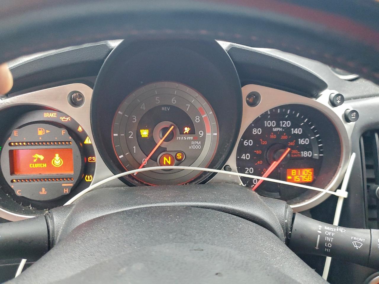 2013 Nissan 370z Base Orange vin: JN1AZ4EH6DM881501