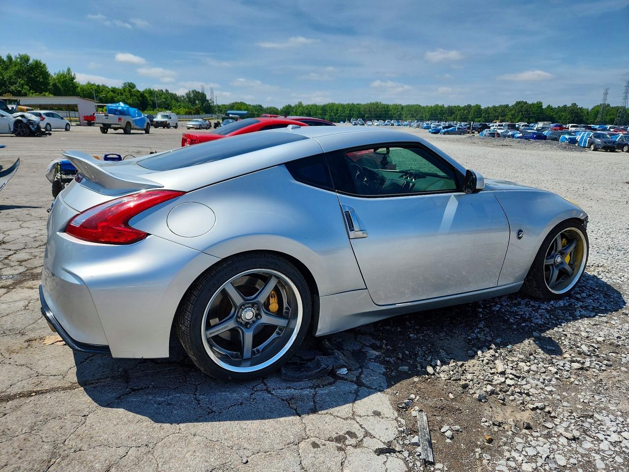 2010 Nissan 370z Base Silver vin: JN1AZ4EH7AM506356