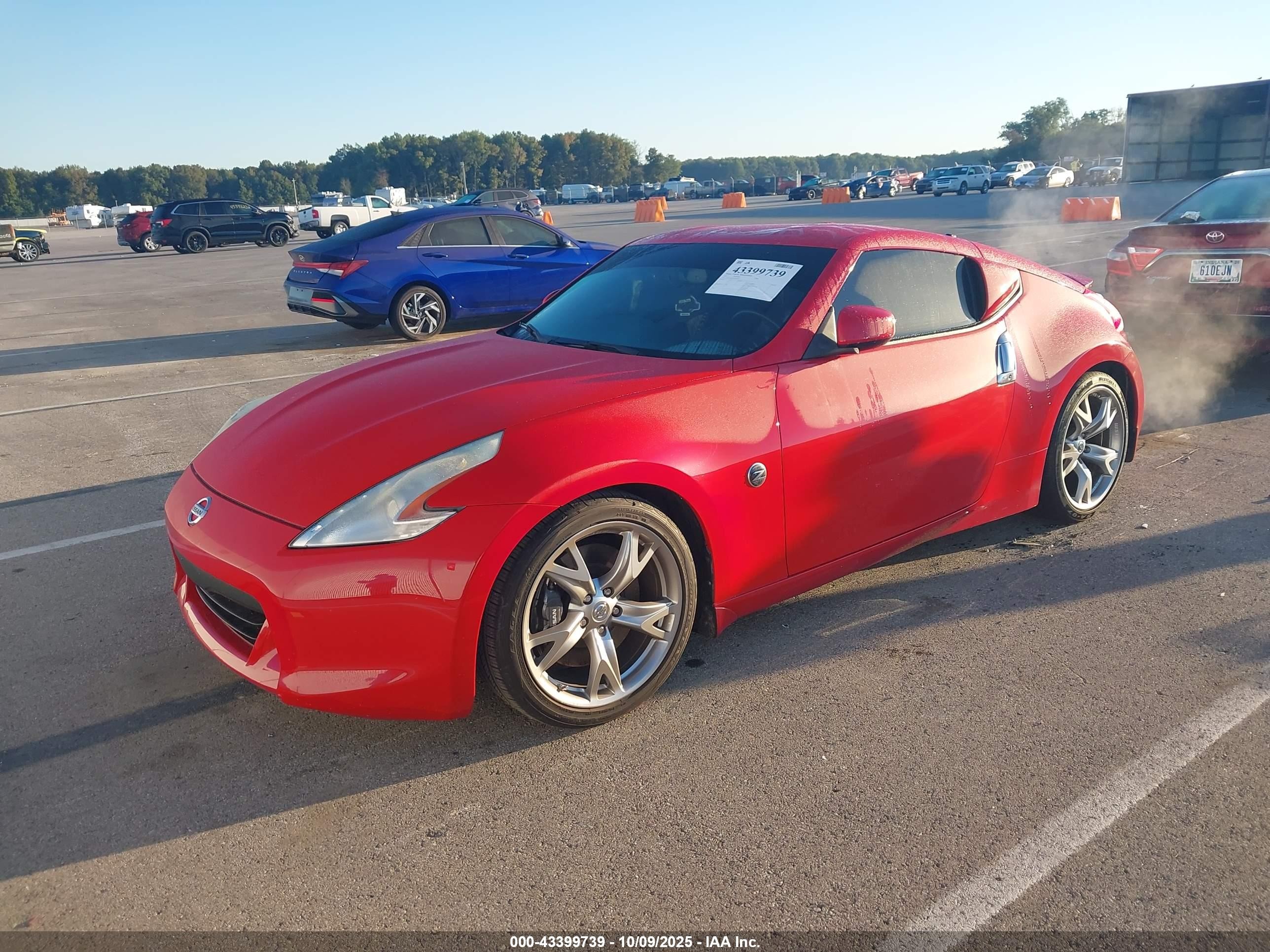 2012 Nissan 370z Touring Красный vin: JN1AZ4EH7CM560131