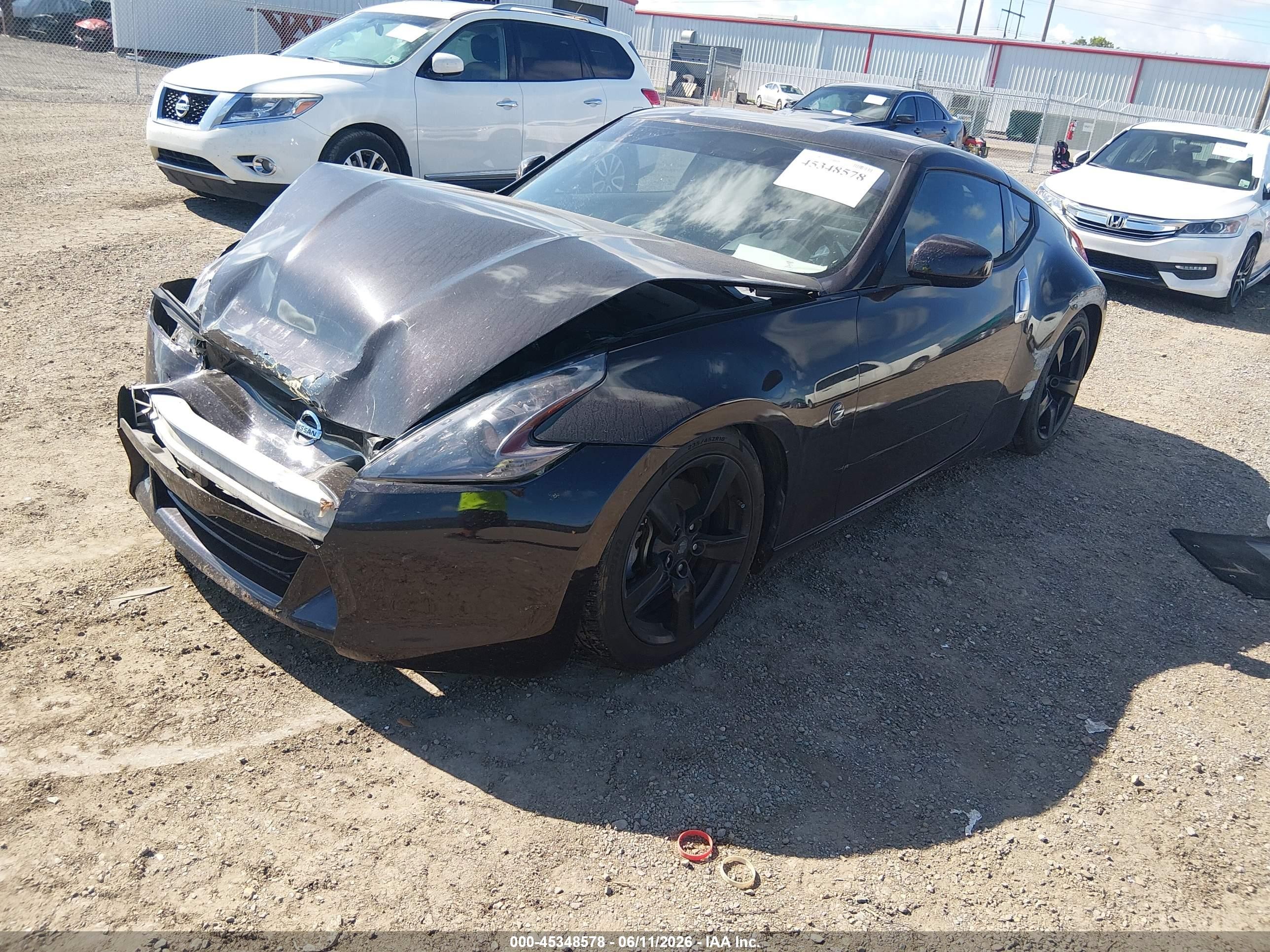 2012 Nissan 370z   Черный vin: JN1AZ4EH7CM561196