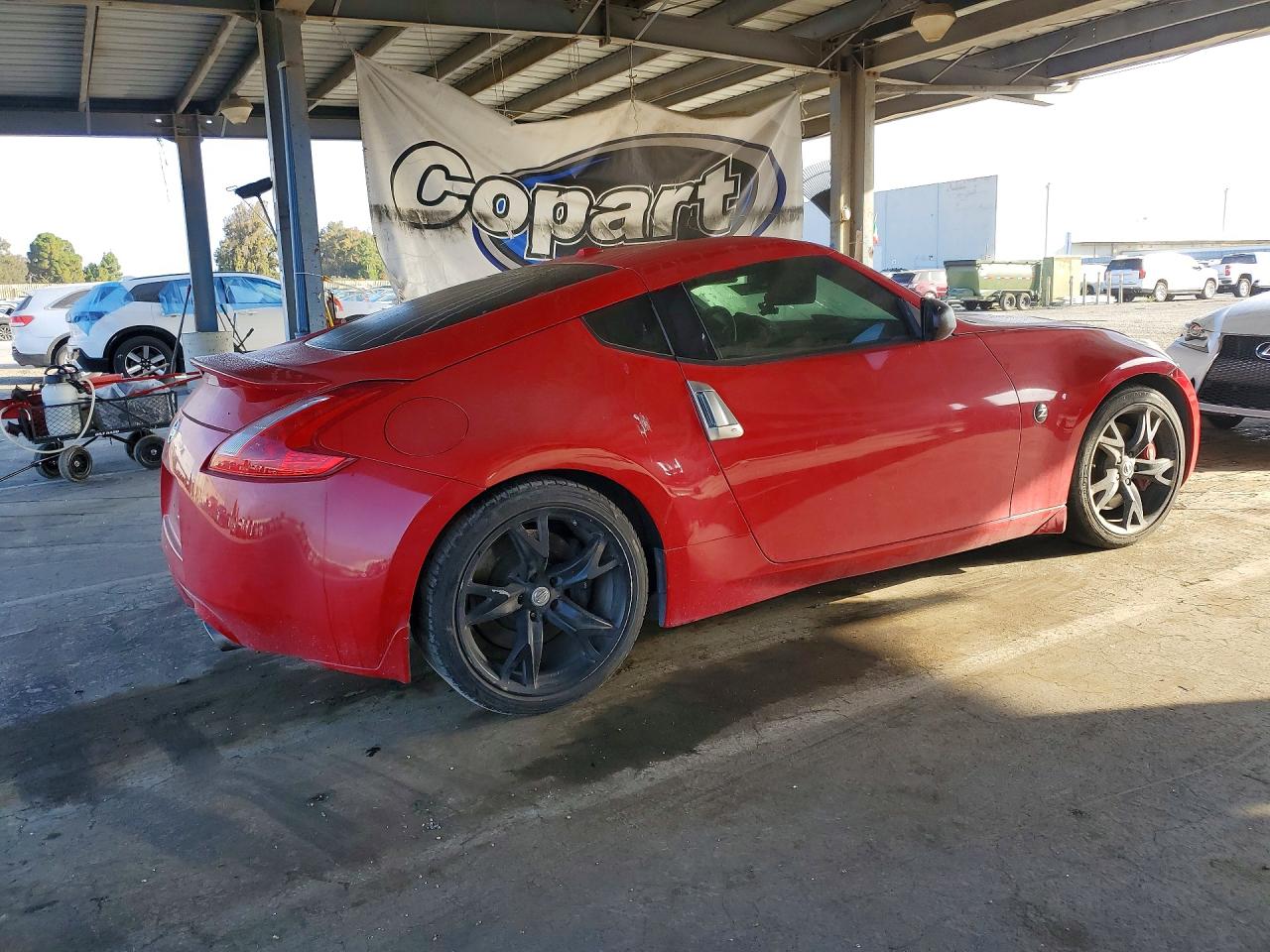 2012 Nissan 370z Base Red vin: JN1AZ4EH7CM564261