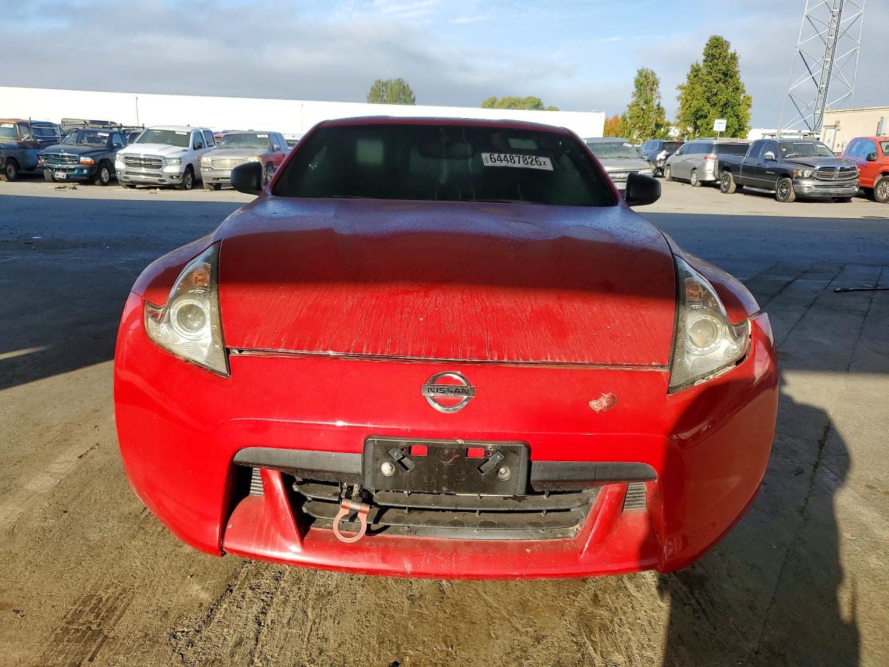 2012 Nissan 370z Base Red vin: JN1AZ4EH7CM564261