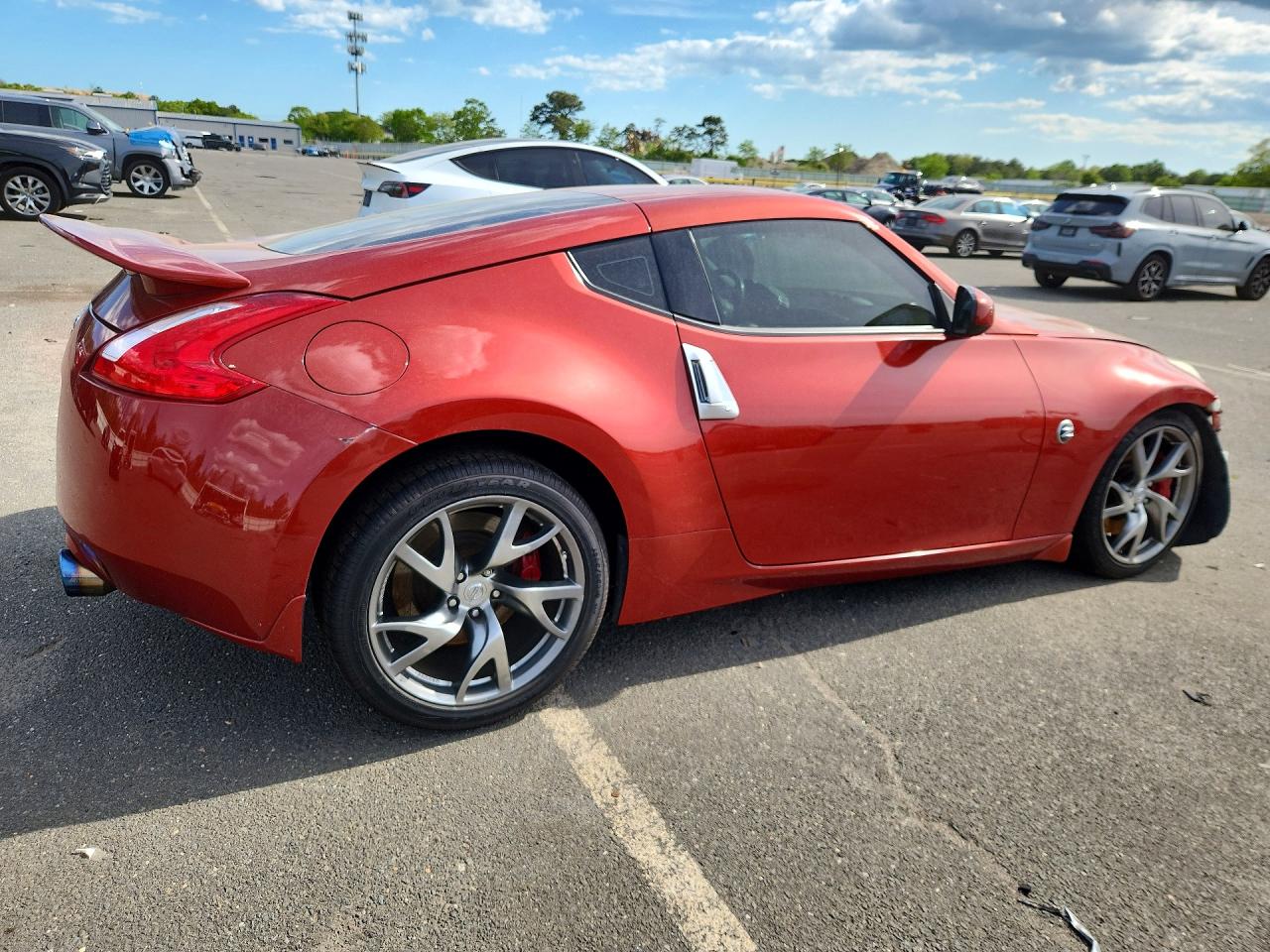 2013 Nissan 370z Base Orange vin: JN1AZ4EH7DM381766