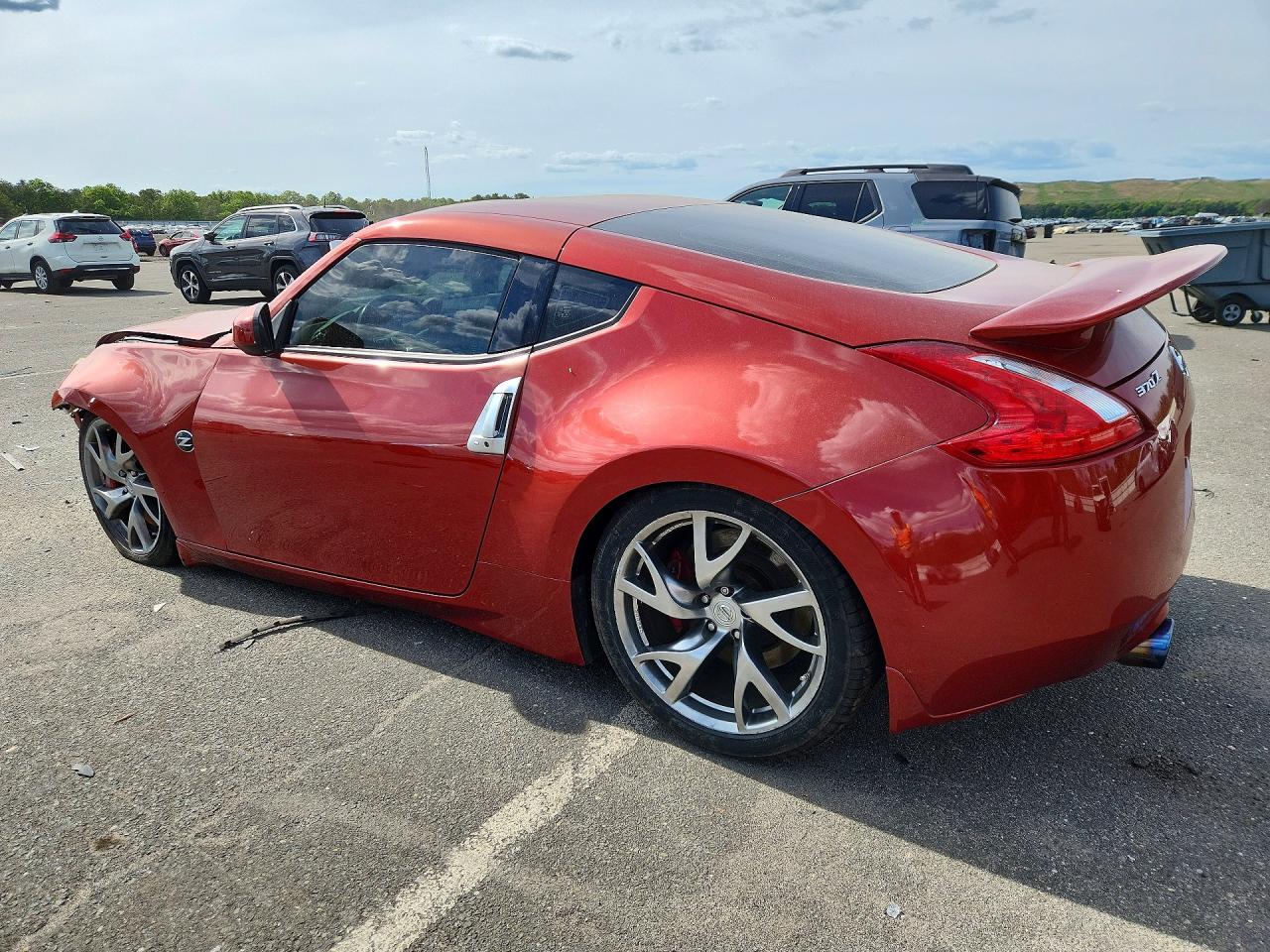 2013 Nissan 370z Base Orange vin: JN1AZ4EH7DM381766