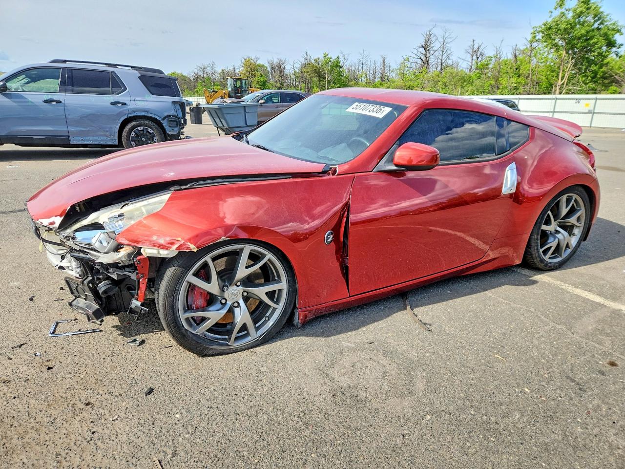 2013 Nissan 370z Base Orange vin: JN1AZ4EH7DM381766