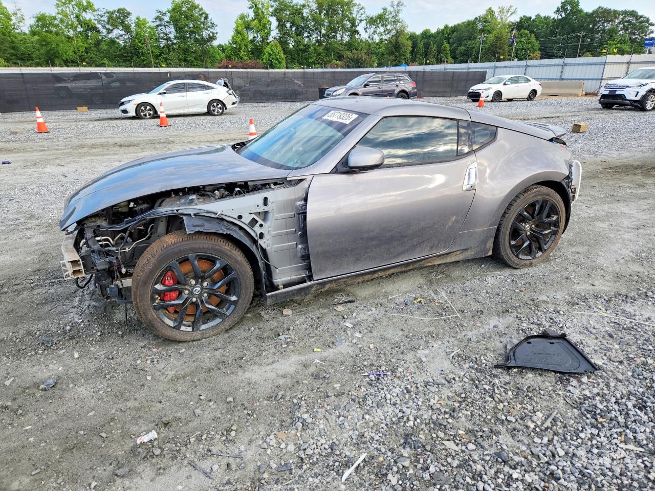 2013 Nissan 370z Base Gray vin: JN1AZ4EH7DM880048