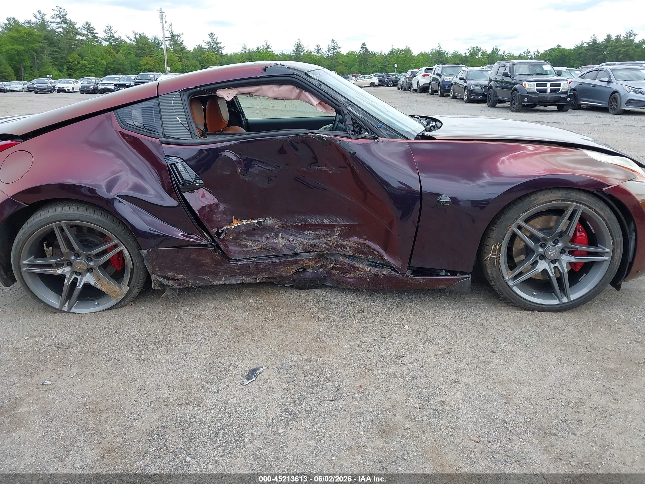 2013 Nissan 370z Touring Оранжевый vin: JN1AZ4EH7DM880616