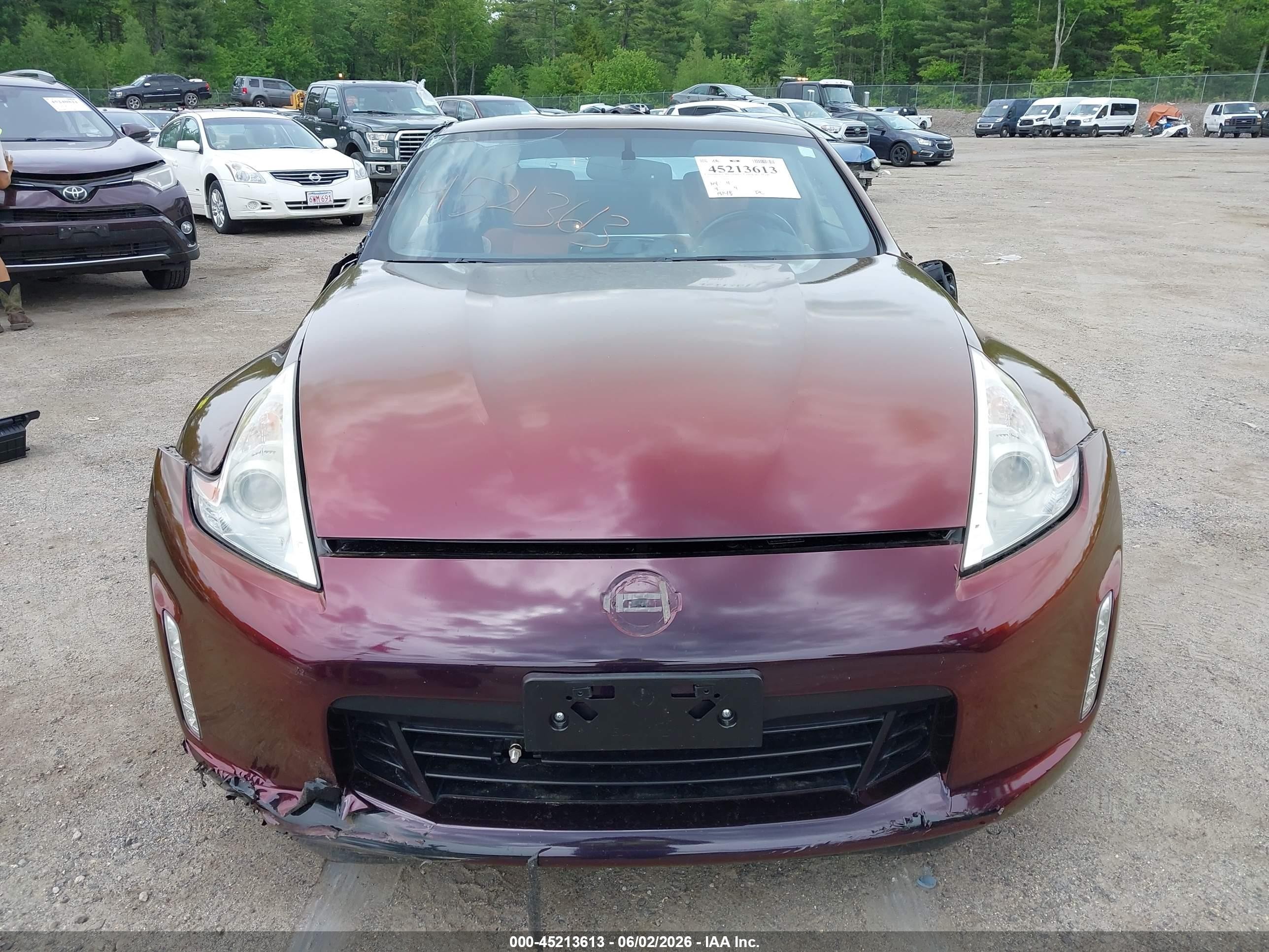 2013 Nissan 370z Touring Оранжевый vin: JN1AZ4EH7DM880616