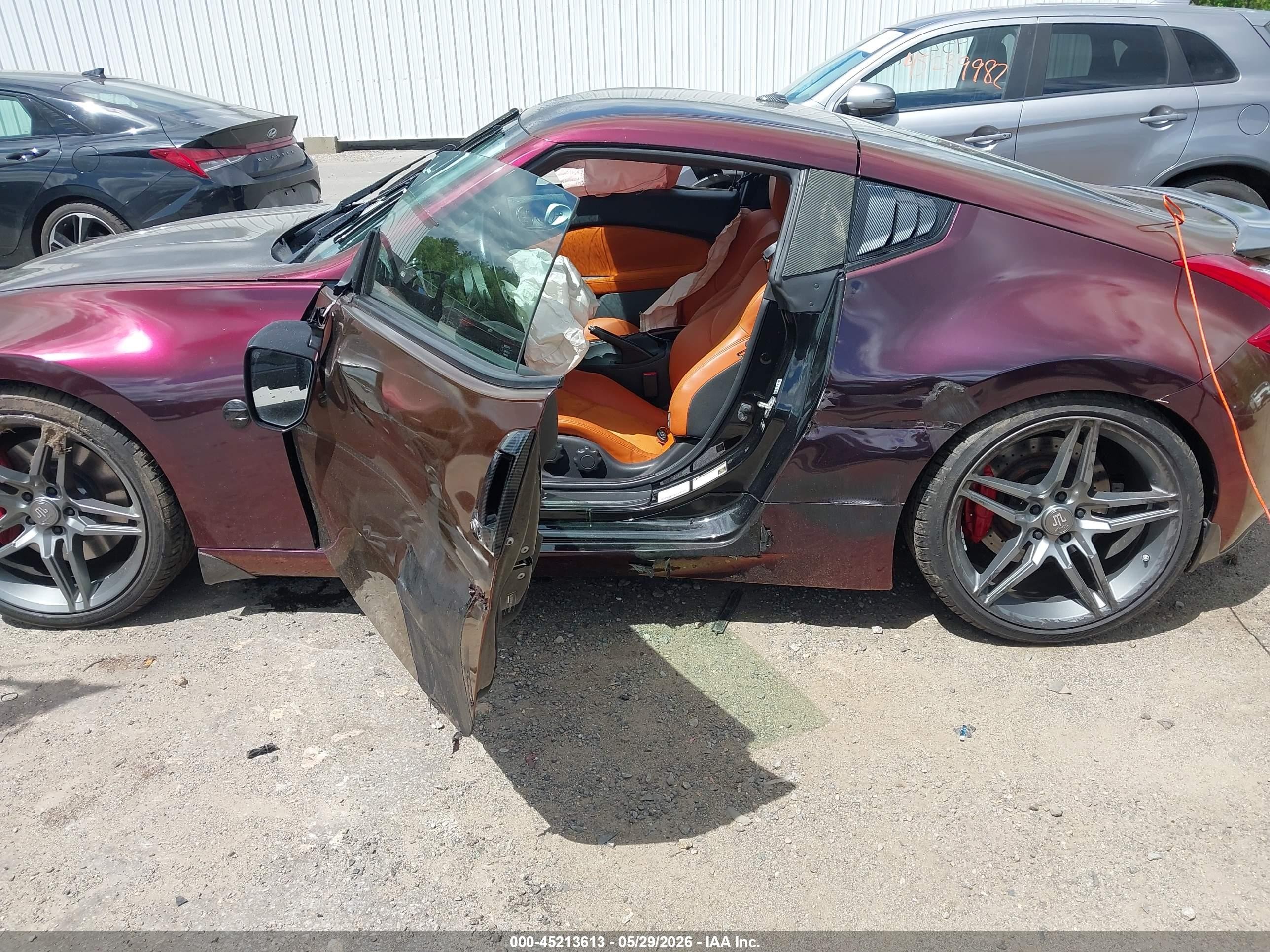 2013 Nissan 370z Touring Оранжевый vin: JN1AZ4EH7DM880616