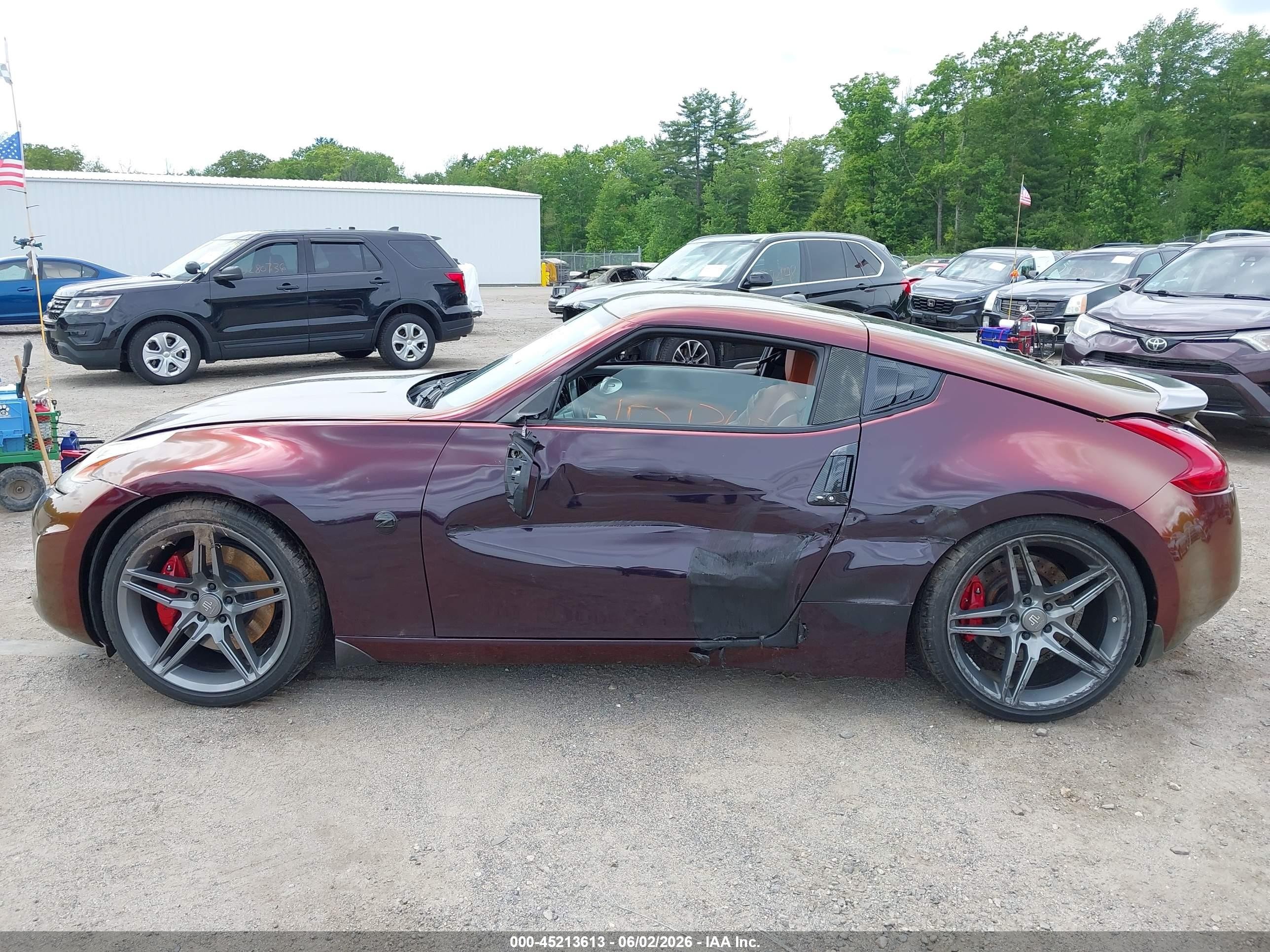 2013 Nissan 370z Touring Оранжевый vin: JN1AZ4EH7DM880616