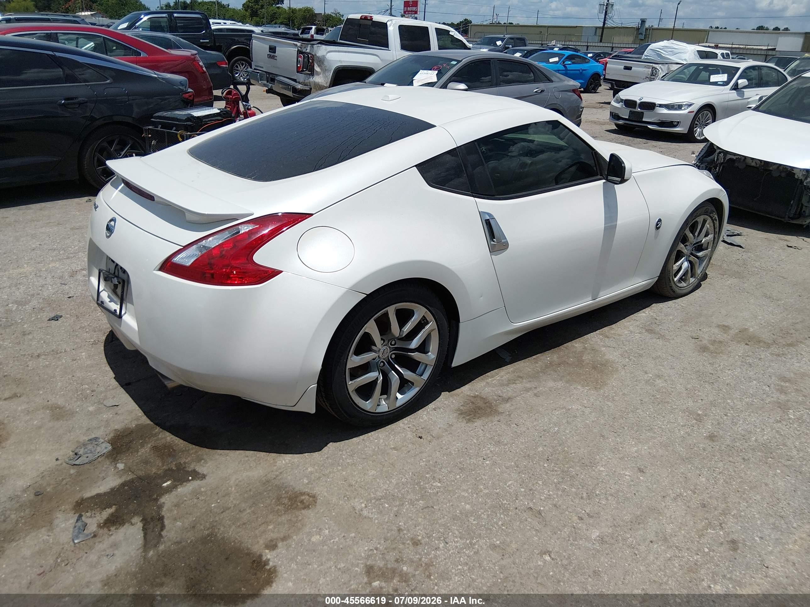 2013 Nissan 370z Touring White vin: JN1AZ4EH7DM881992