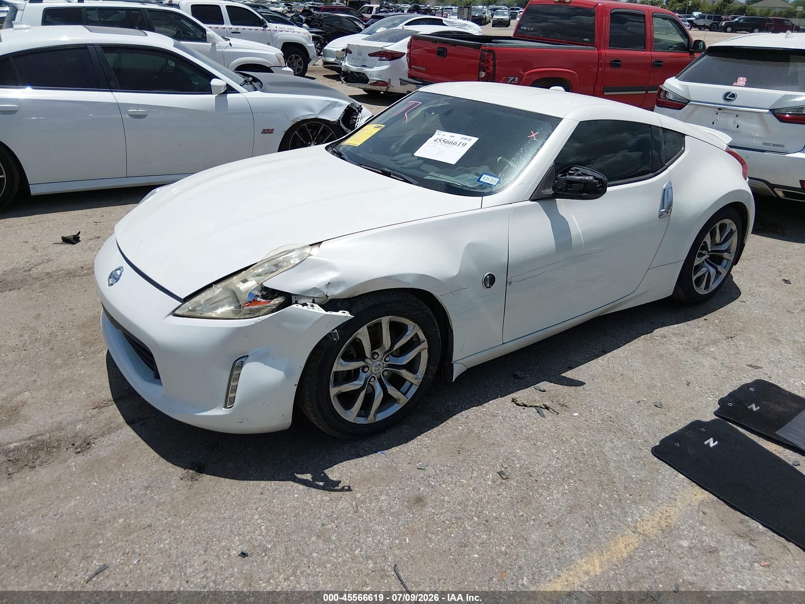 2013 Nissan 370z Touring White vin: JN1AZ4EH7DM881992