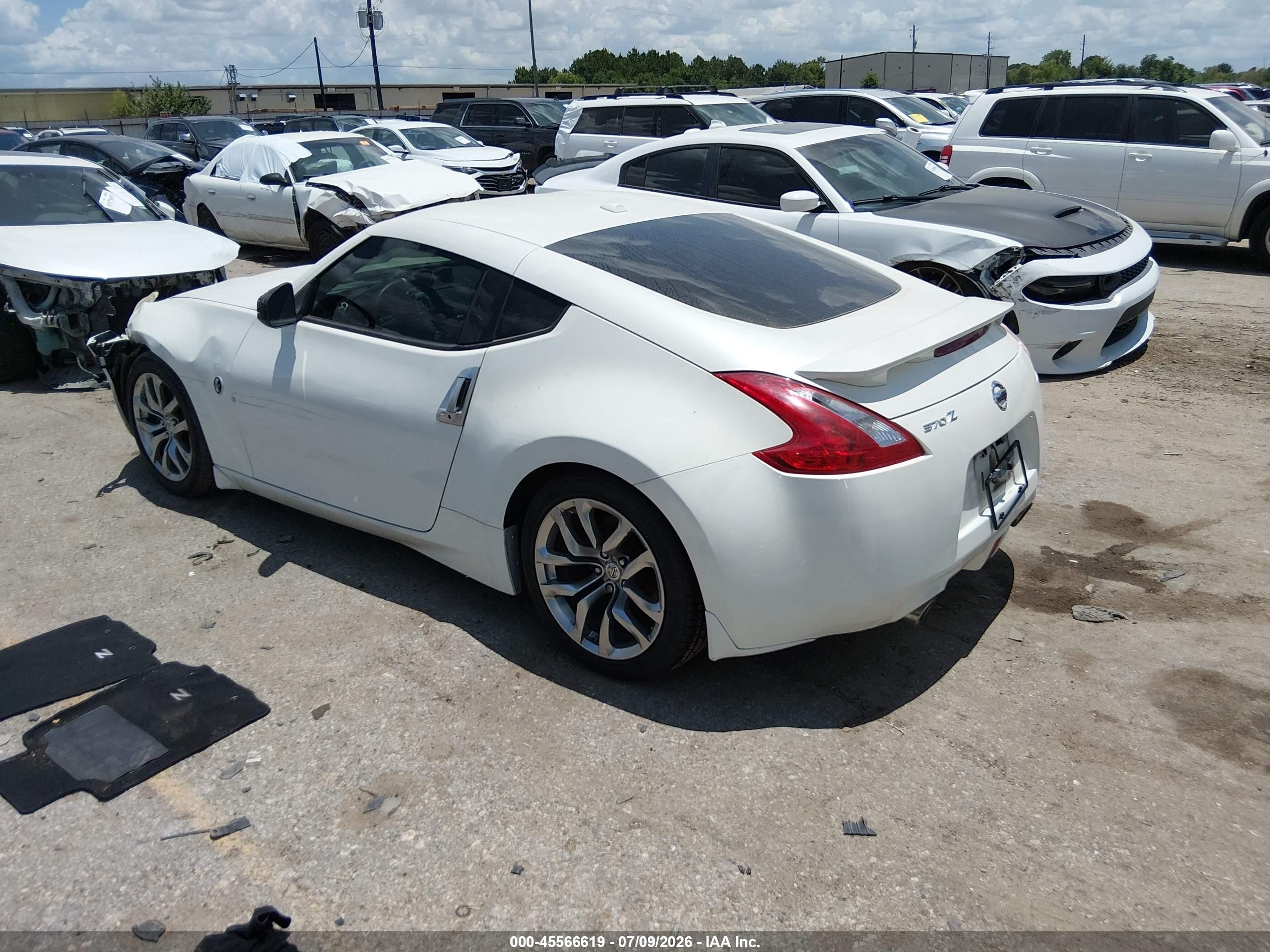2013 Nissan 370z Touring White vin: JN1AZ4EH7DM881992