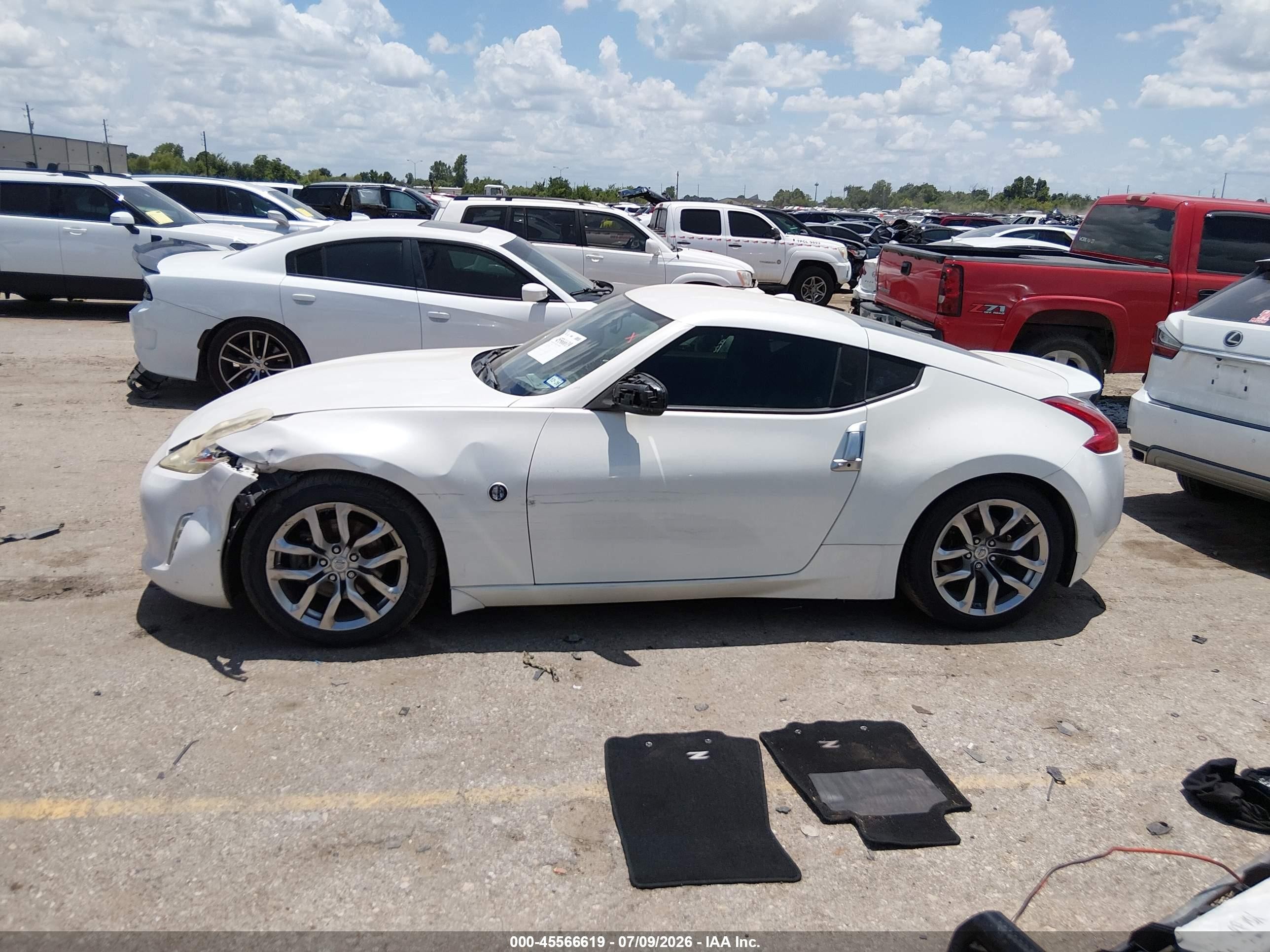 2013 Nissan 370z Touring White vin: JN1AZ4EH7DM881992