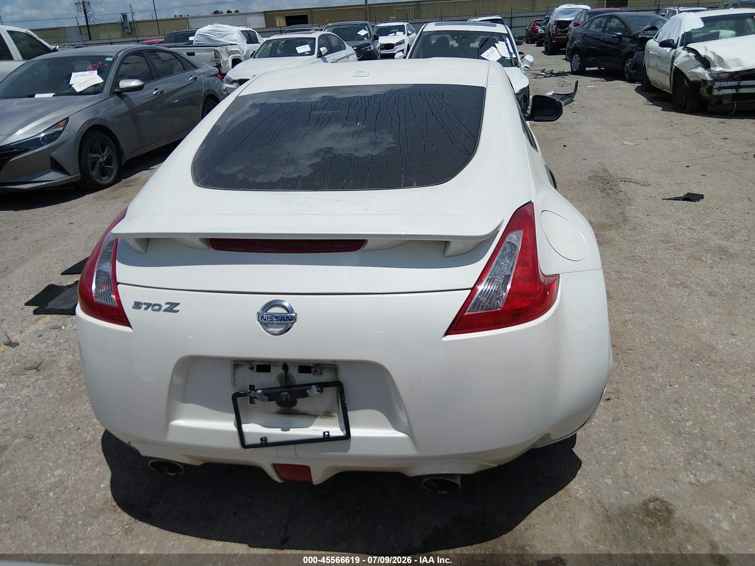 2013 Nissan 370z Touring White vin: JN1AZ4EH7DM881992