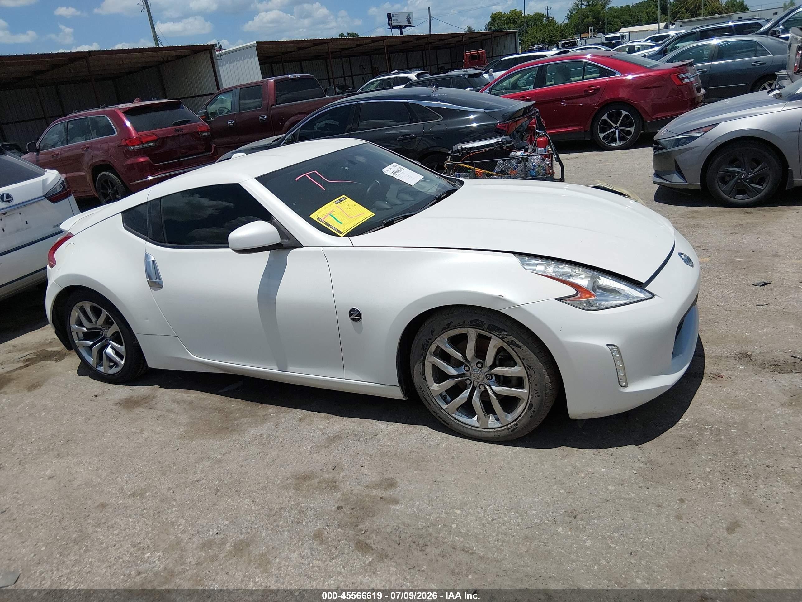 2013 Nissan 370z Touring White vin: JN1AZ4EH7DM881992