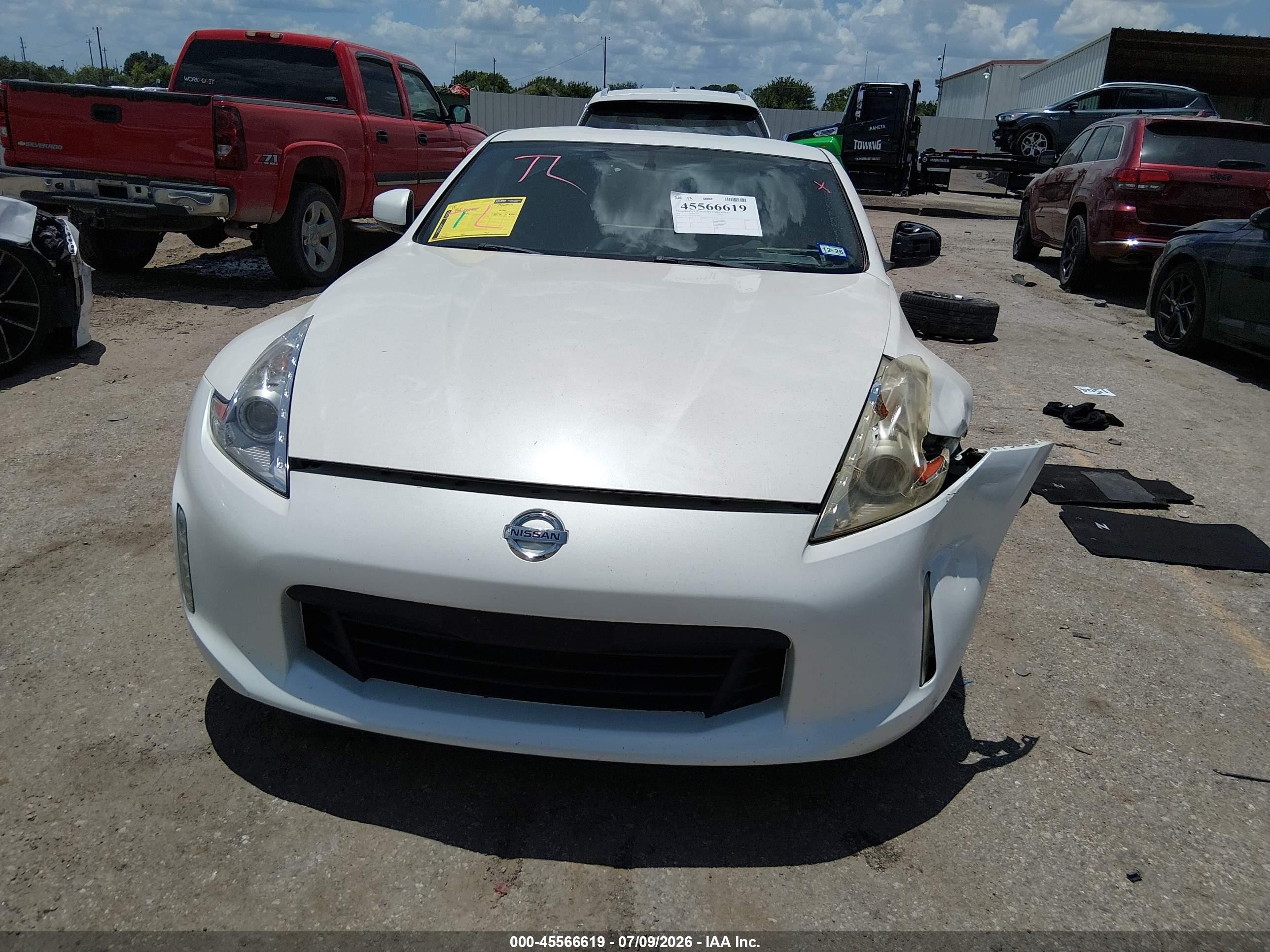 2013 Nissan 370z Touring White vin: JN1AZ4EH7DM881992