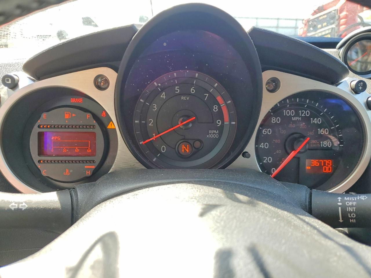 2014 Nissan 370z Base Red vin: JN1AZ4EH7EM631430