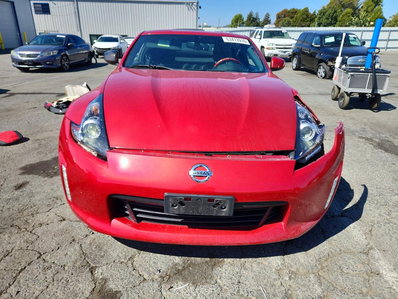 2020 Nissan 370z Base Red vin: JN1AZ4EH7LM820768