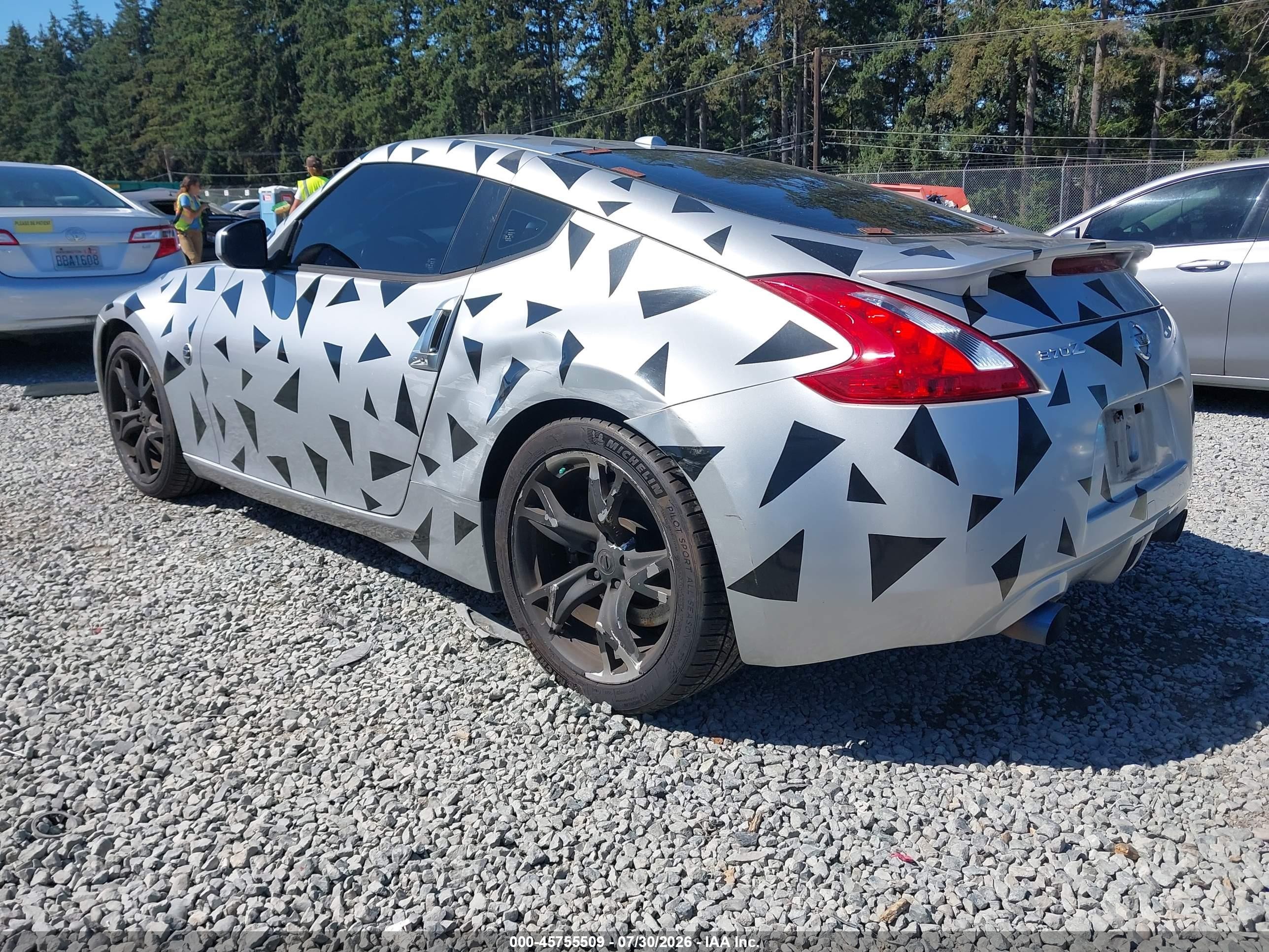 2010 Nissan 370z Touring Серебряный vin: JN1AZ4EH8AM505832