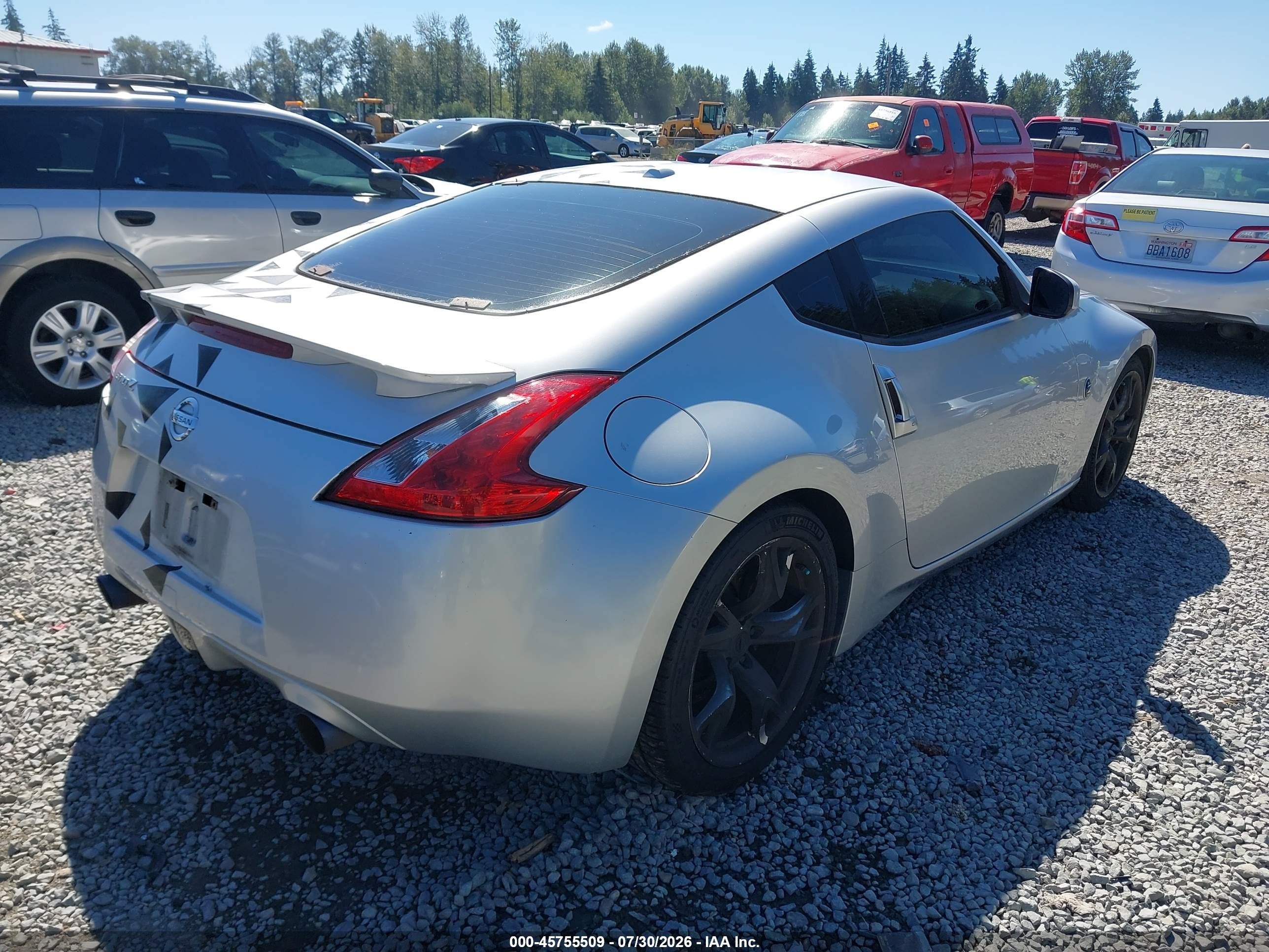 2010 Nissan 370z Touring Серебряный vin: JN1AZ4EH8AM505832