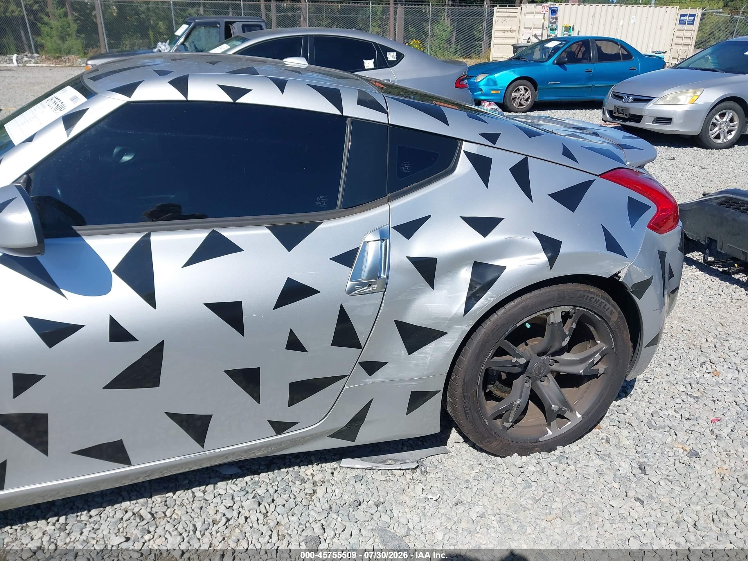 2010 Nissan 370z Touring Серебряный vin: JN1AZ4EH8AM505832