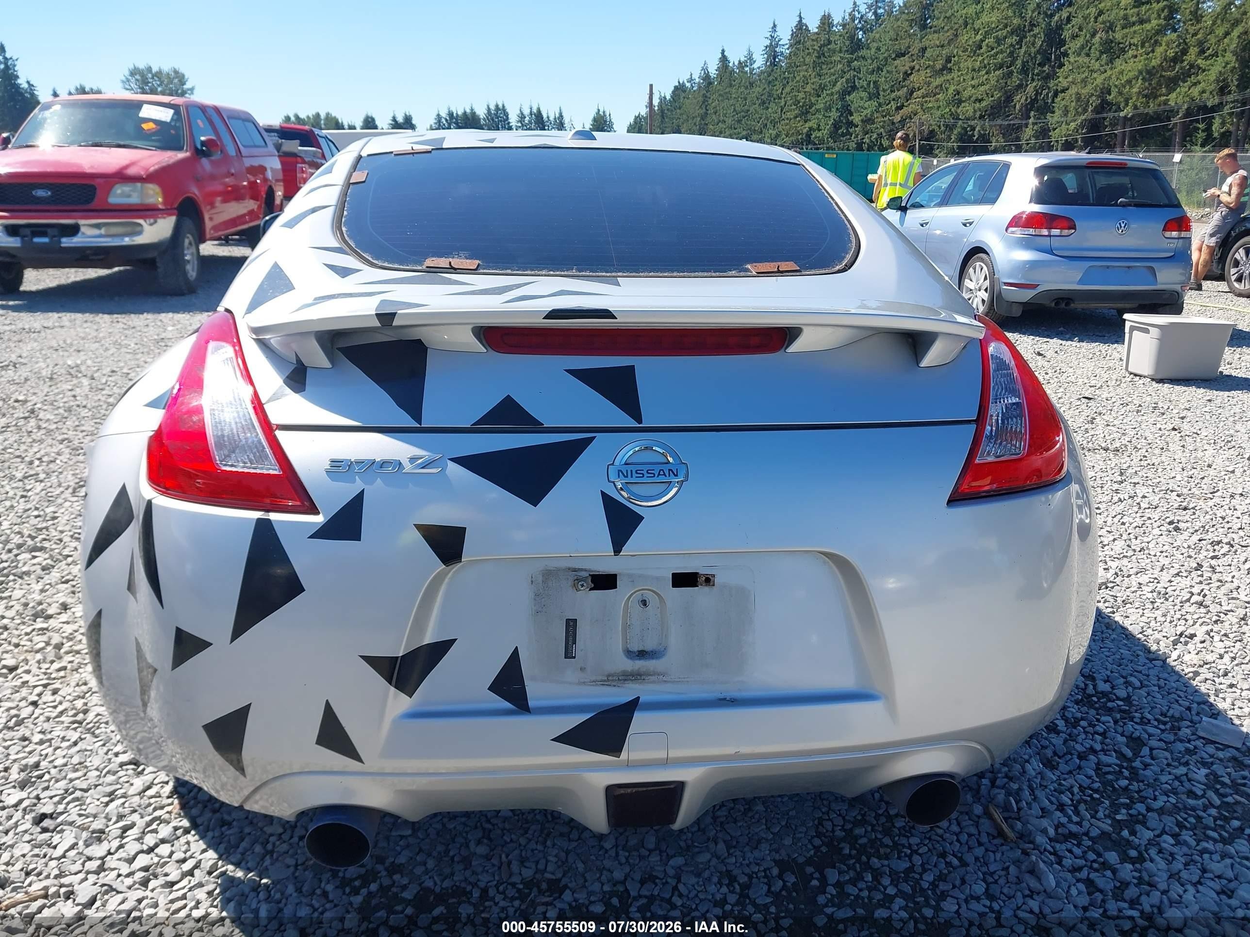 2010 Nissan 370z Touring Серебряный vin: JN1AZ4EH8AM505832