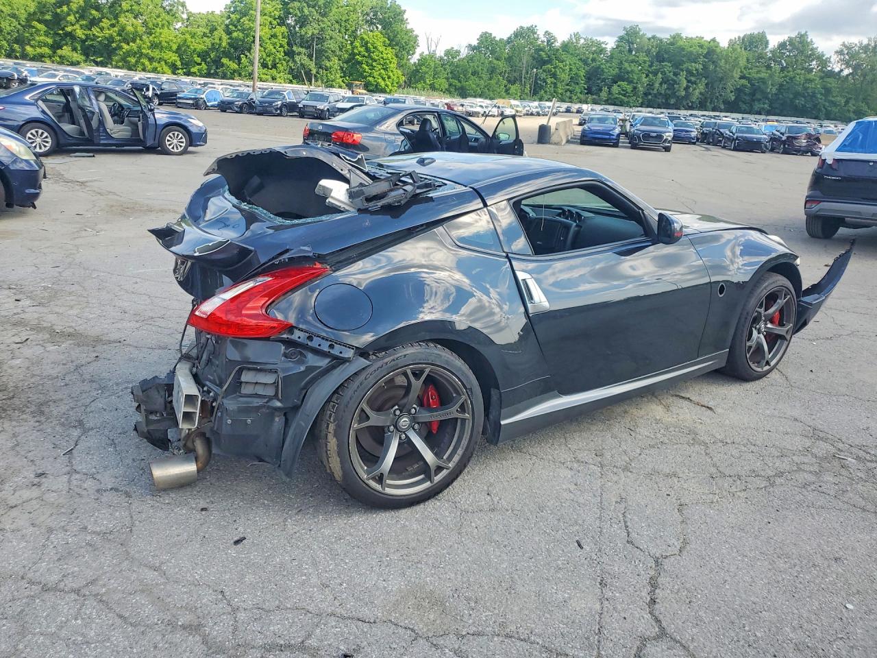 2014 Nissan 370z Base Black vin: JN1AZ4EH8EM630657