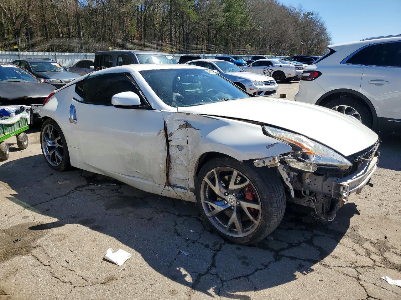 2014 Nissan 370z Touring White vin: JN1AZ4EH8EM633879