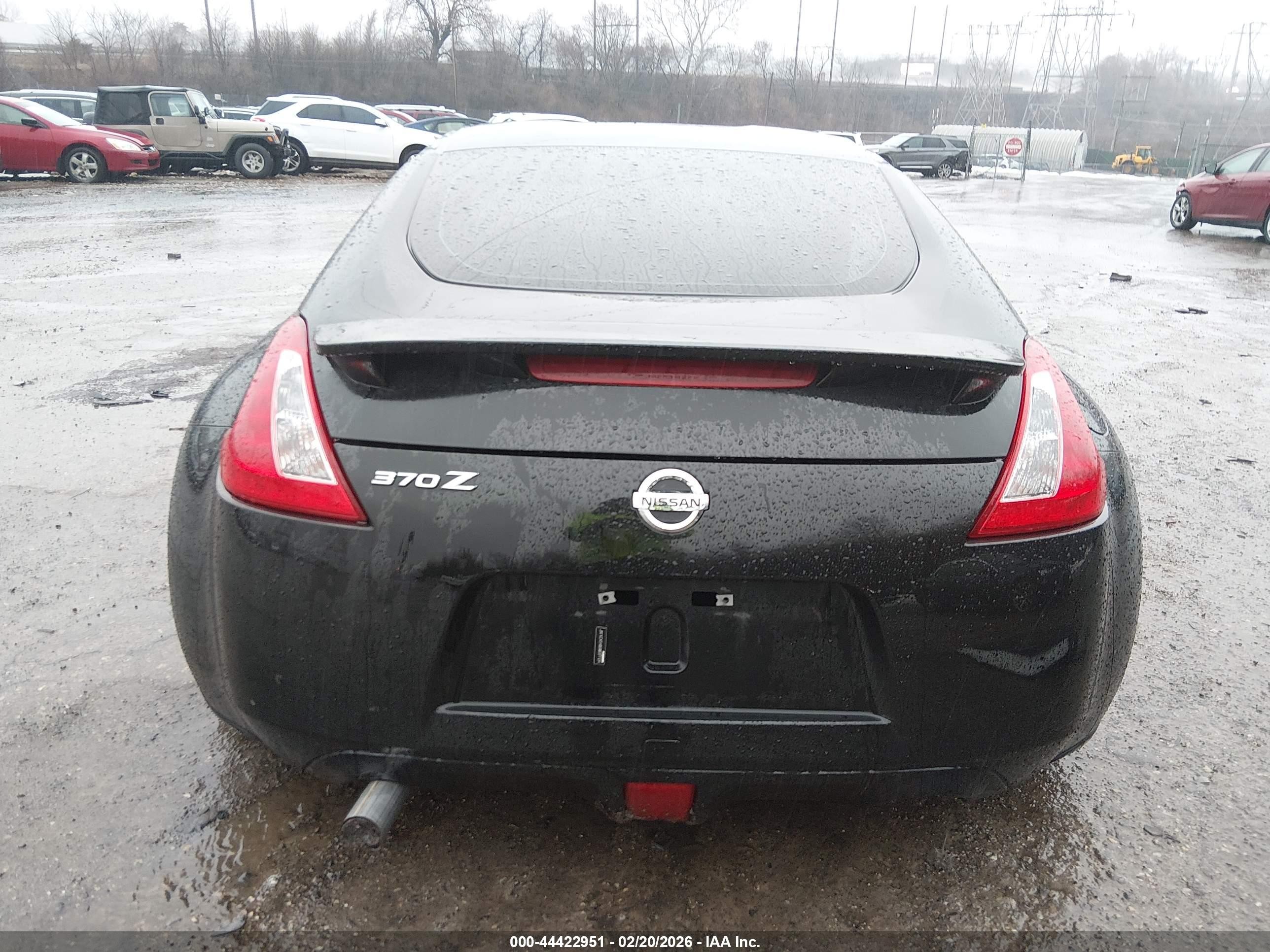 2014 Nissan 370z   Black vin: JN1AZ4EH8EM637124