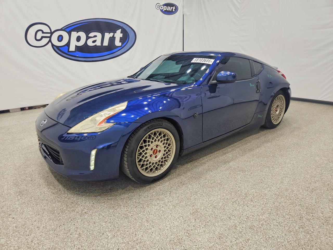 2015 Nissan 370z Base Blue vin: JN1AZ4EH8FM442545