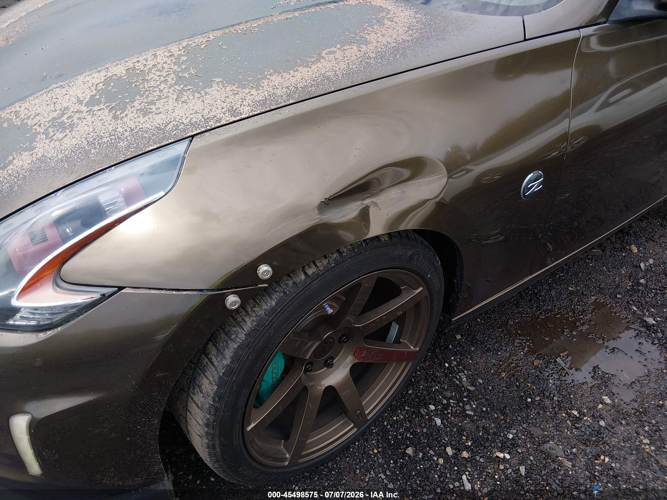 2013 Nissan 370z Touring Brown vin: JN1AZ4EH9DM880682
