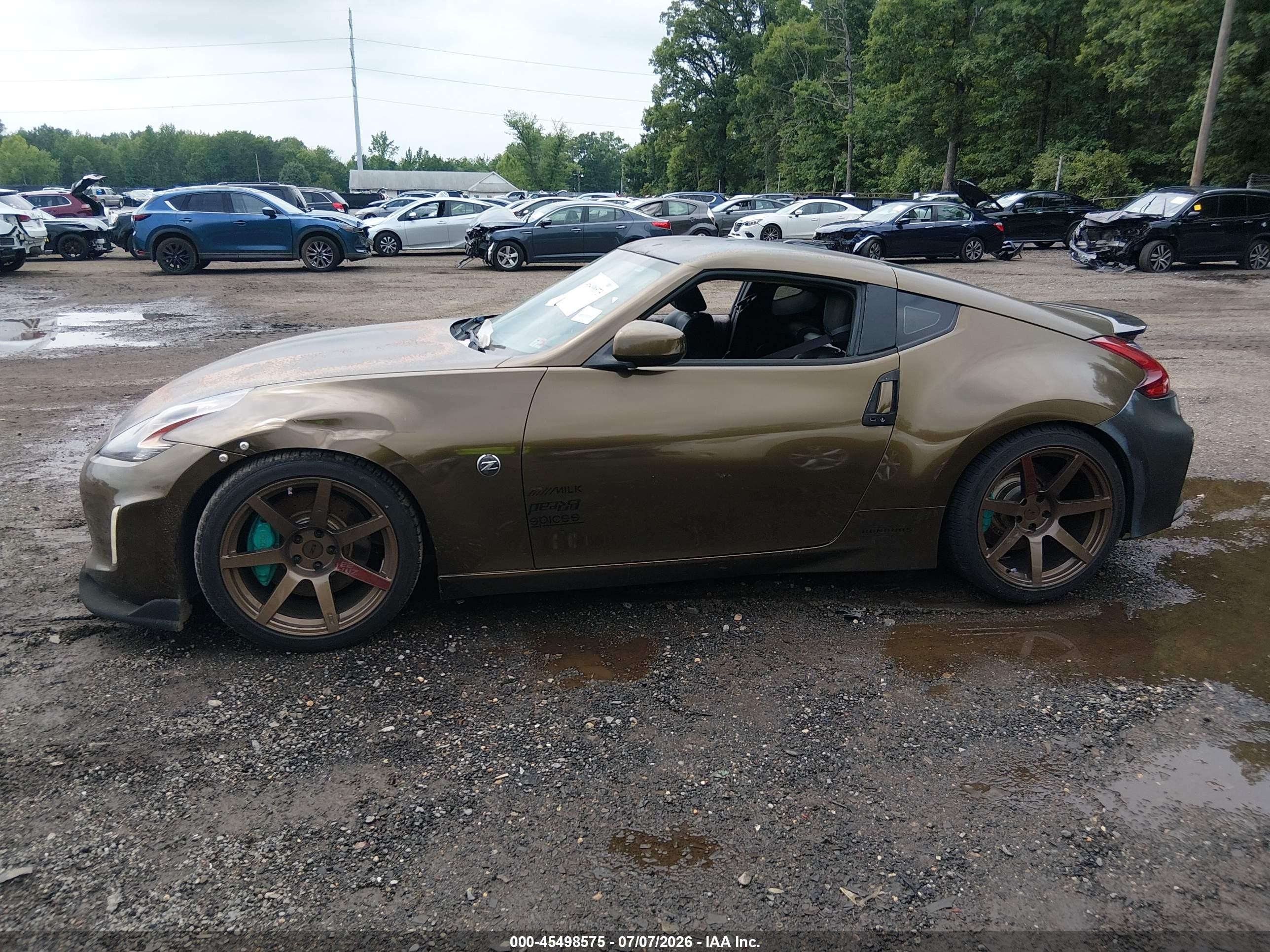 2013 Nissan 370z Touring Brown vin: JN1AZ4EH9DM880682