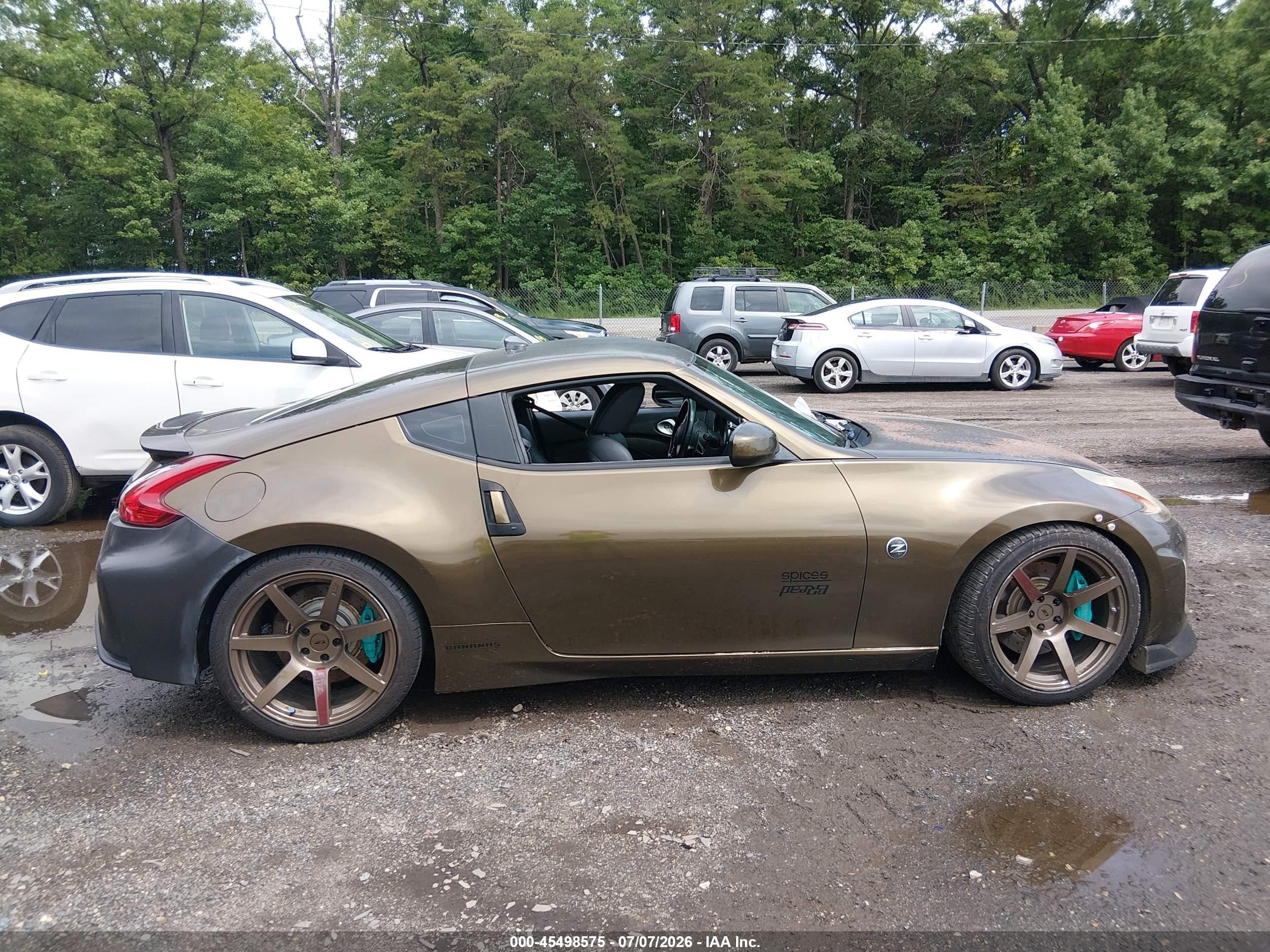 2013 Nissan 370z Touring Brown vin: JN1AZ4EH9DM880682