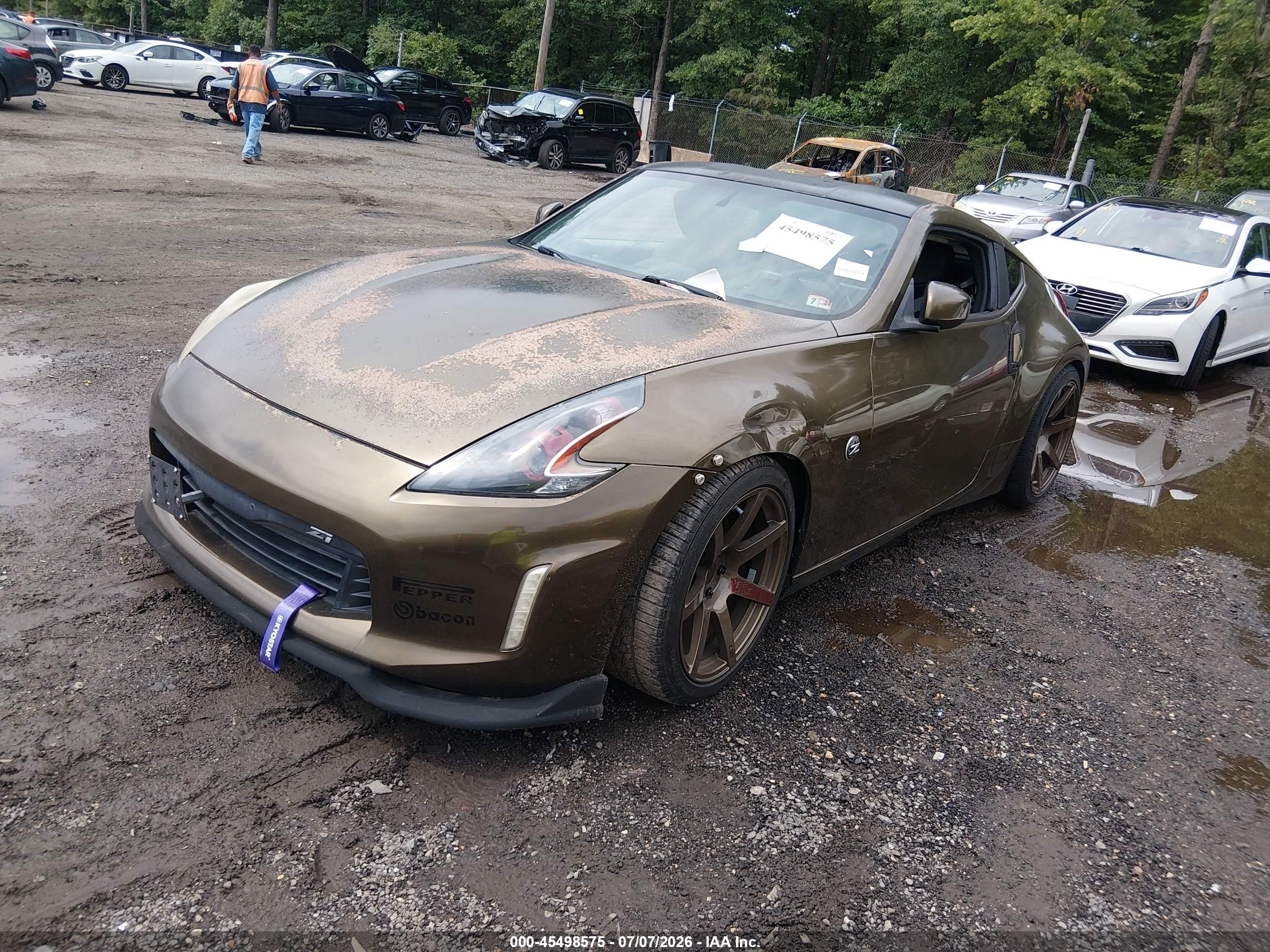 2013 Nissan 370z Touring Brown vin: JN1AZ4EH9DM880682