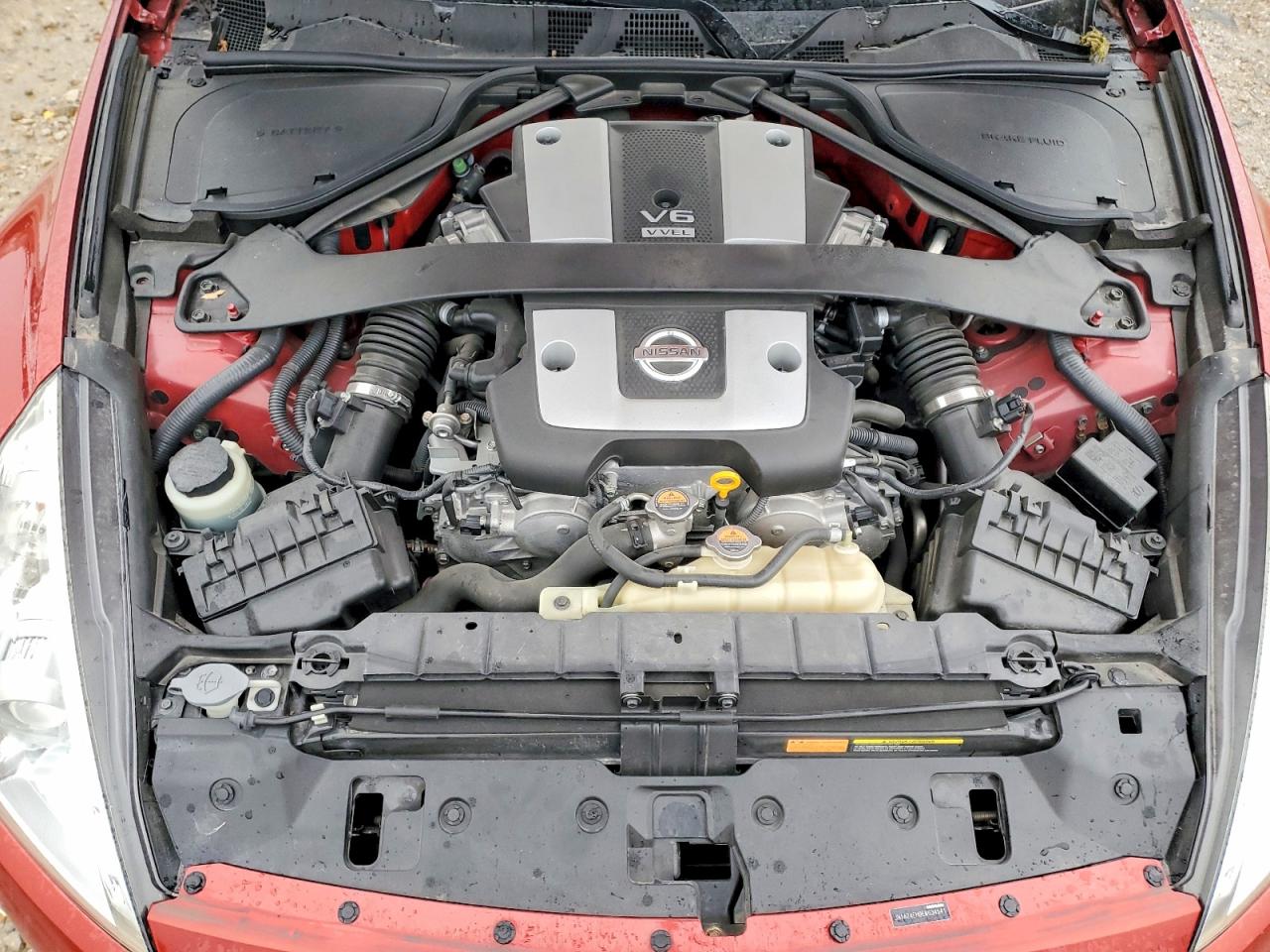 2014 Nissan 370z Touring Red vin: JN1AZ4EH9EM634541