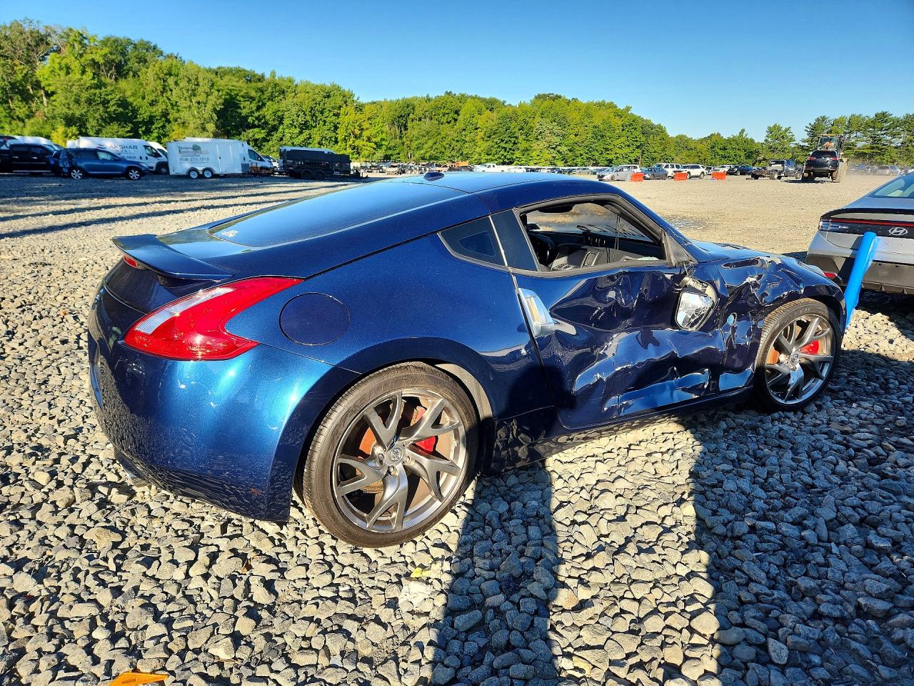 2015 Nissan 370z Sport Tech Синий vin: JN1AZ4EH9FM442604