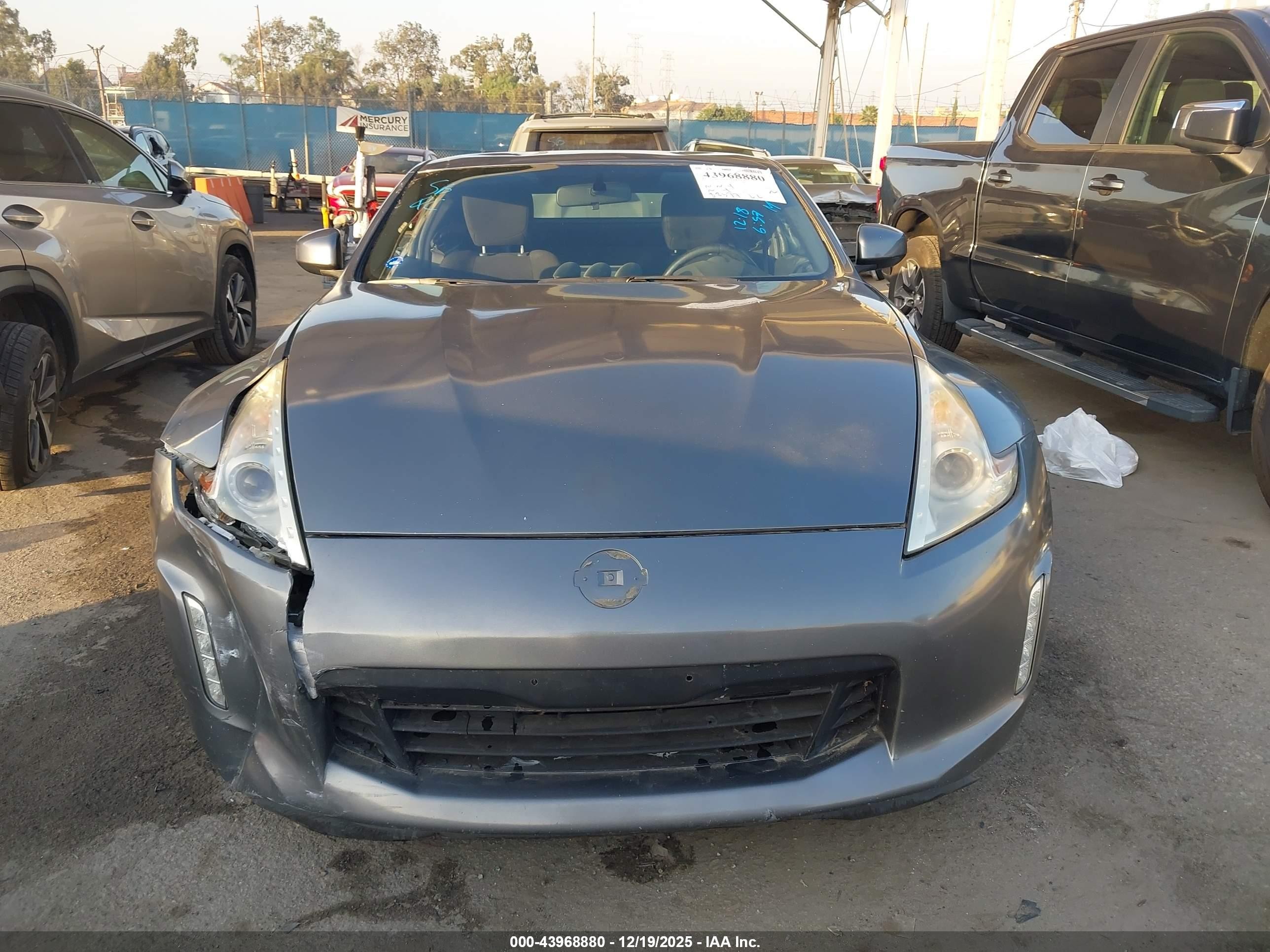 2015 Nissan 370z Серый vin: JN1AZ4EH9FM444580