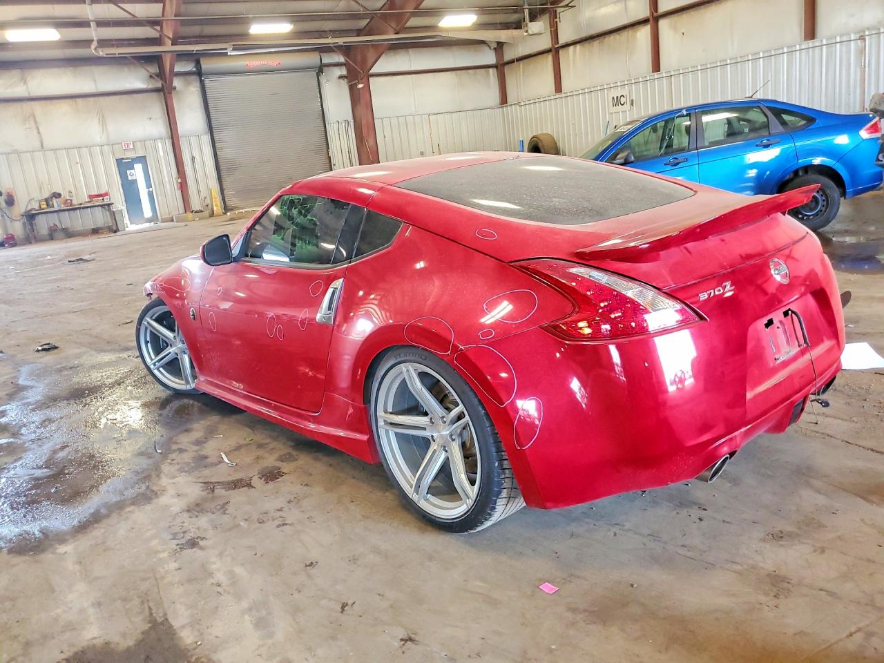 2010 Nissan 370z Base Red vin: JN1AZ4EHXAM500079