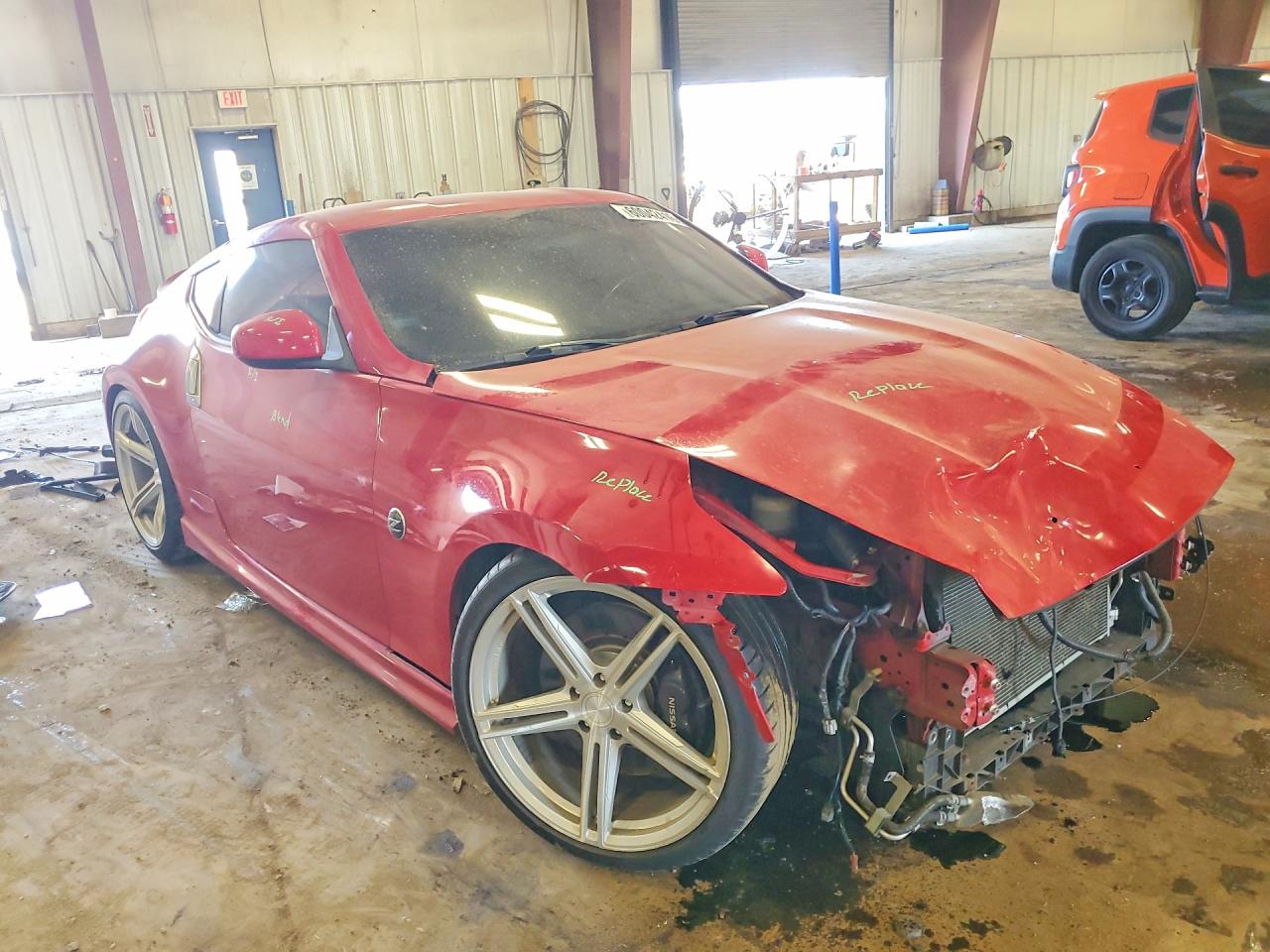 2010 Nissan 370z Base Red vin: JN1AZ4EHXAM500079