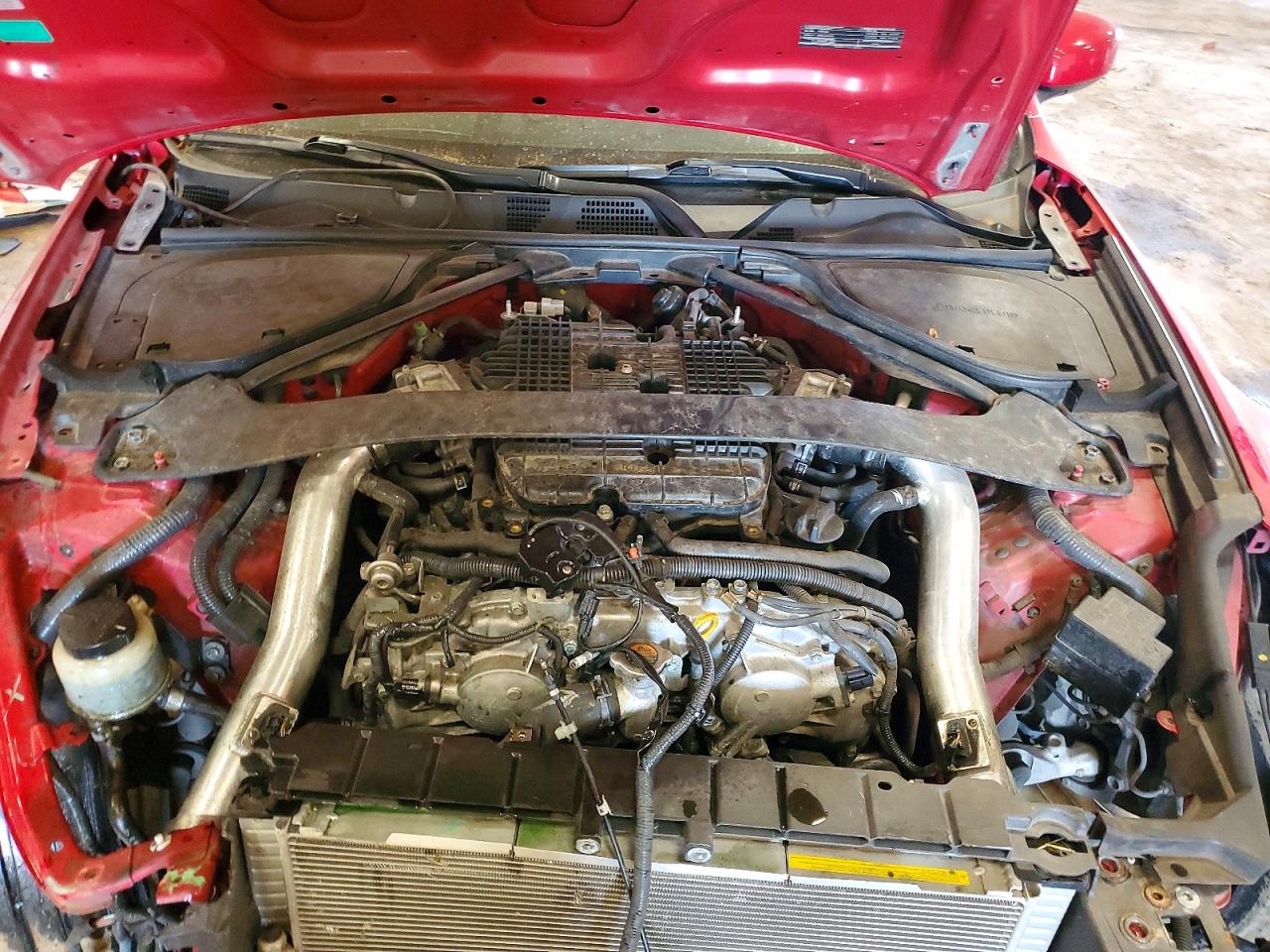 2010 Nissan 370z Base Red vin: JN1AZ4EHXAM500079