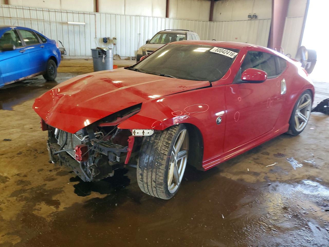 2010 Nissan 370z Base Red vin: JN1AZ4EHXAM500079