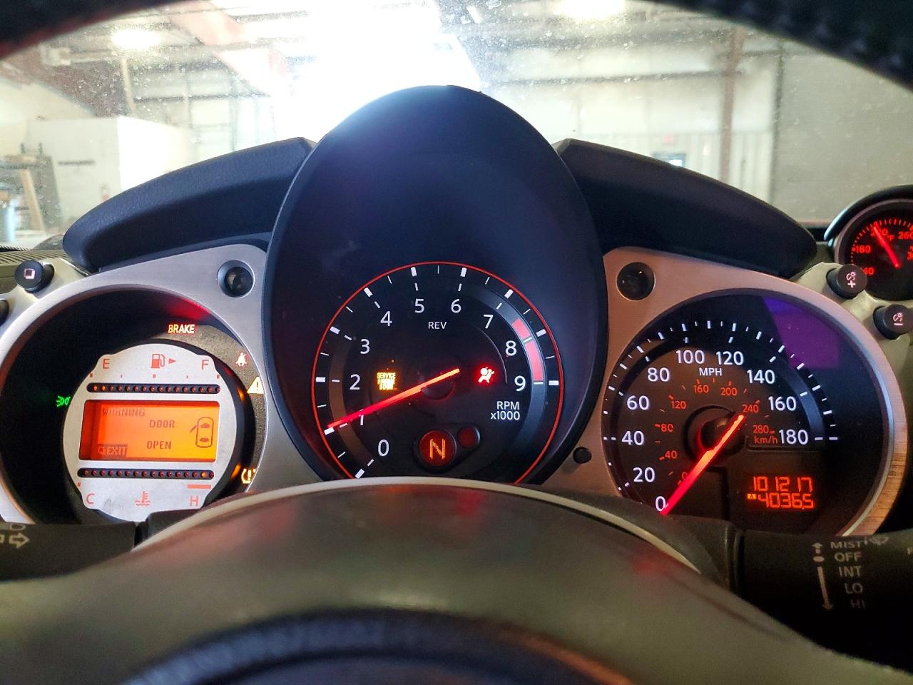 2010 Nissan 370z Base Red vin: JN1AZ4EHXAM500079